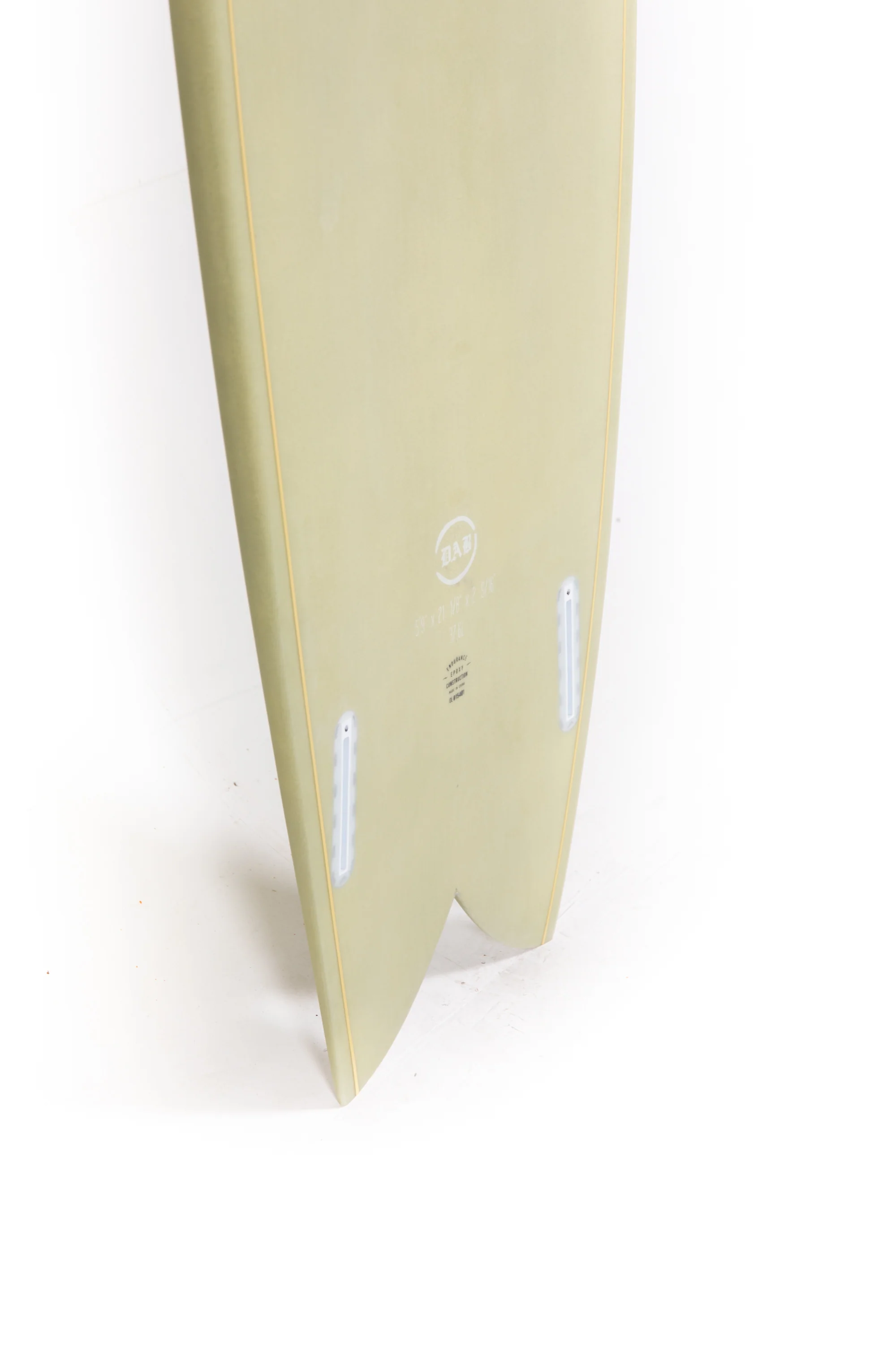 Indio Surfboard - DAB Green Cement - 5'9" x 21 1/8 x 2 9/16 x 37.60L - Image 10
