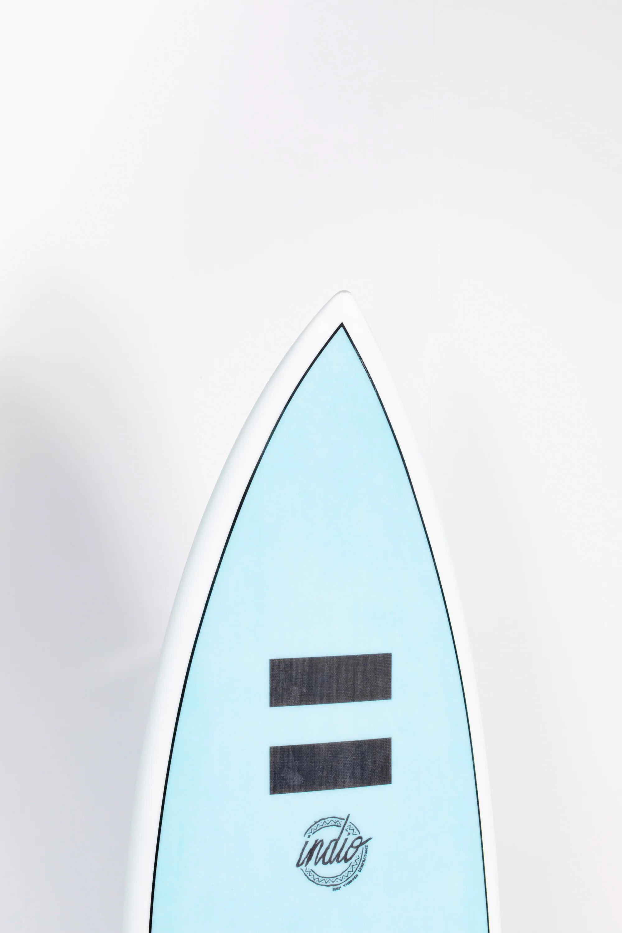 Indio Surfboards - BOOM HP Sky Blue Carbon - 5’7” x 19 x 2 3/8 x 27L - Image 5