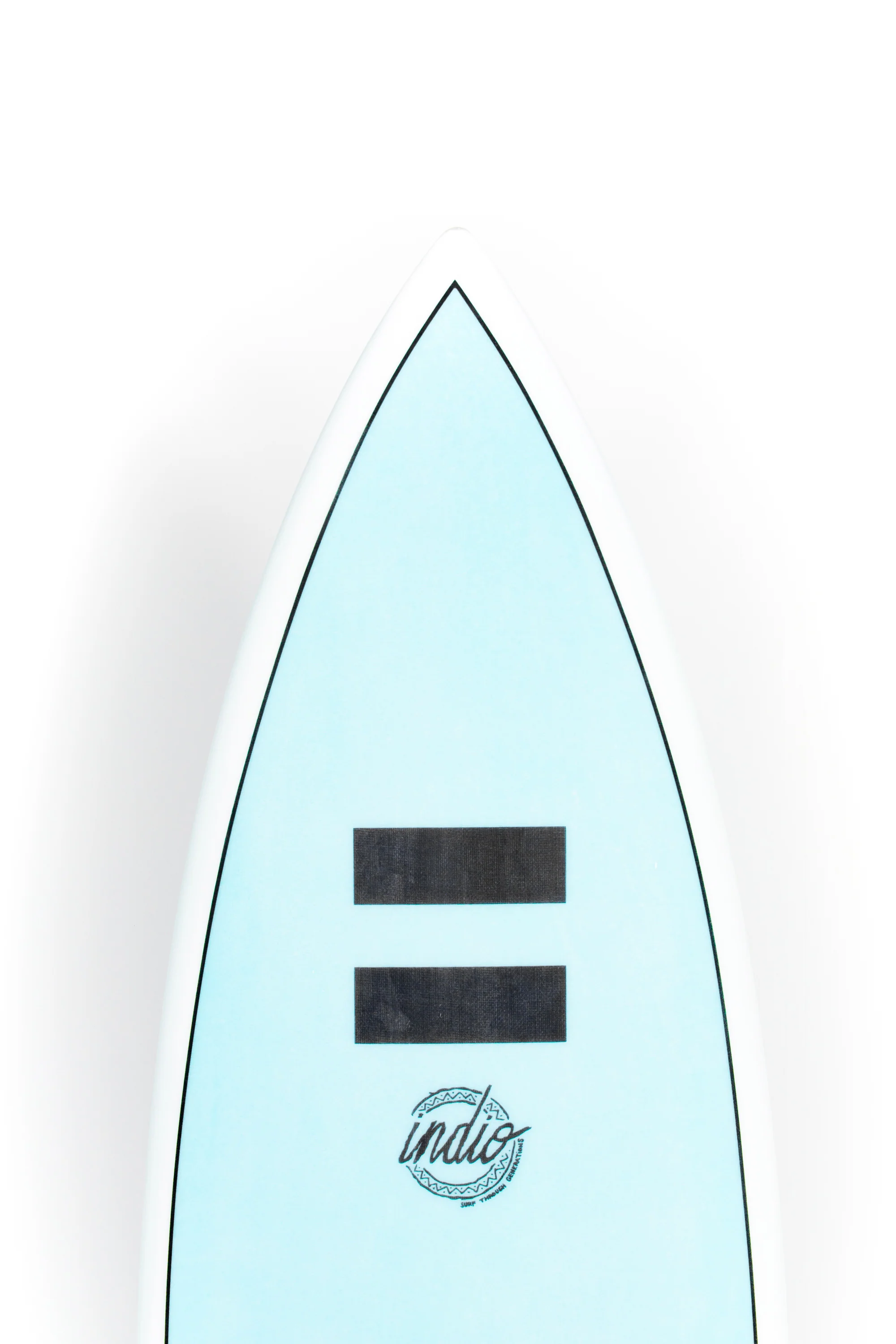 Indio Surfboards - BOOM HP Sky Blue Carbon - 5’7” x 19 x 2 3/8 x 27L - Image 6
