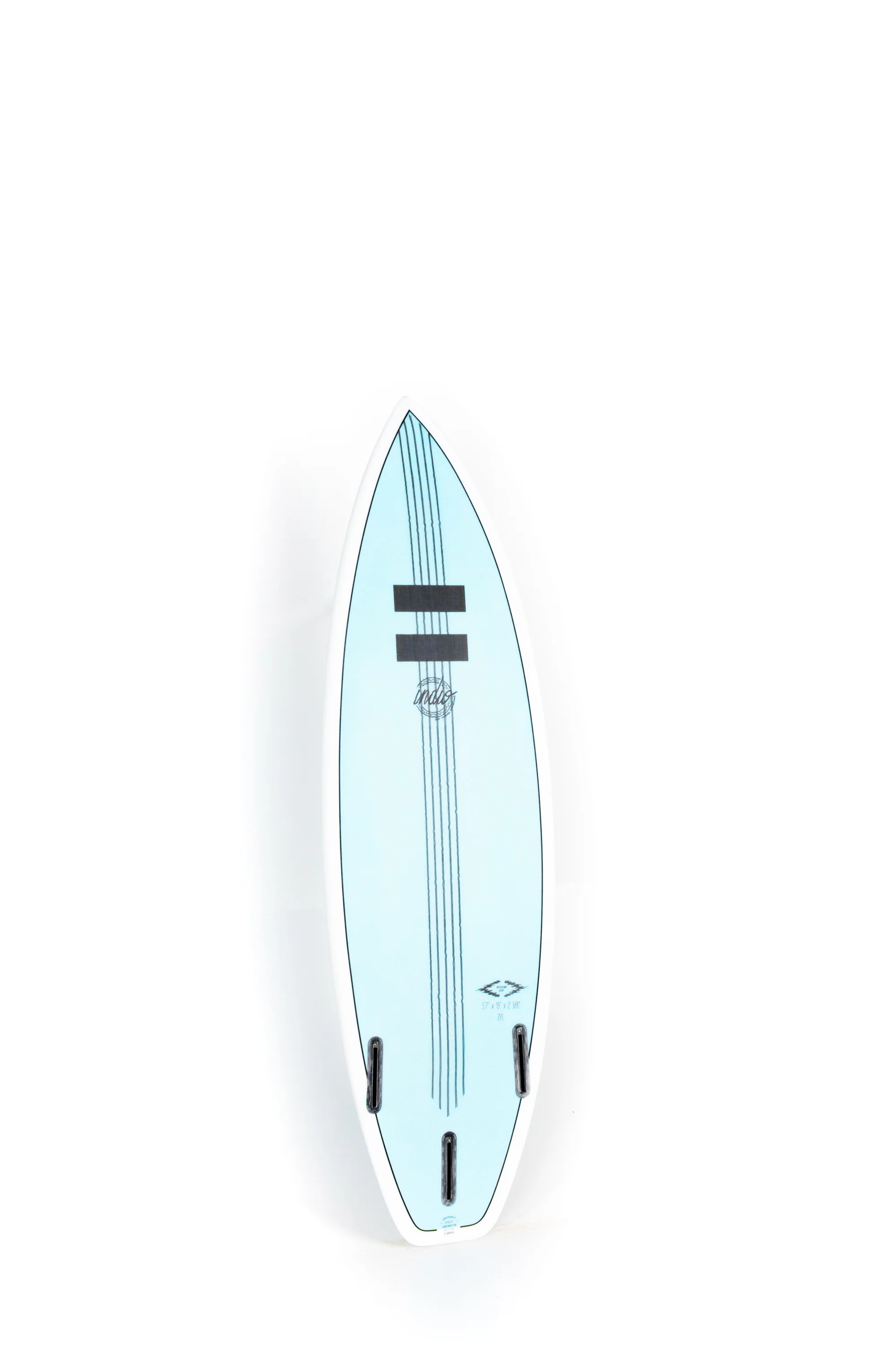 Indio Surfboards - BOOM HP Sky Blue Carbon - 5’7” x 19 x 2 3/8 x 27L - Image 7