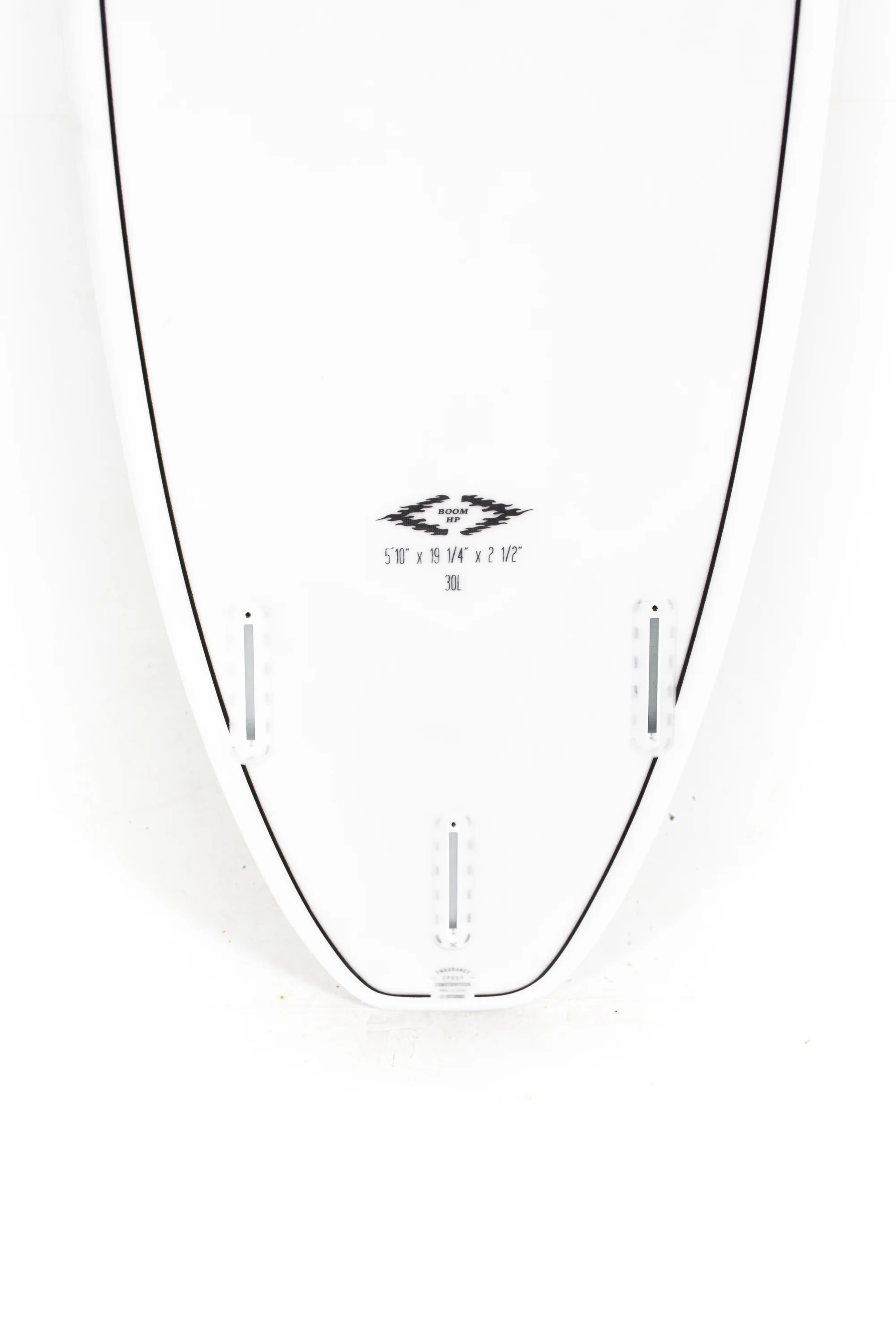 Indio Surfboards - BOOM HP Clear - 5'10" x 19 1/4 x 2 1/2 - 30L - Image 8