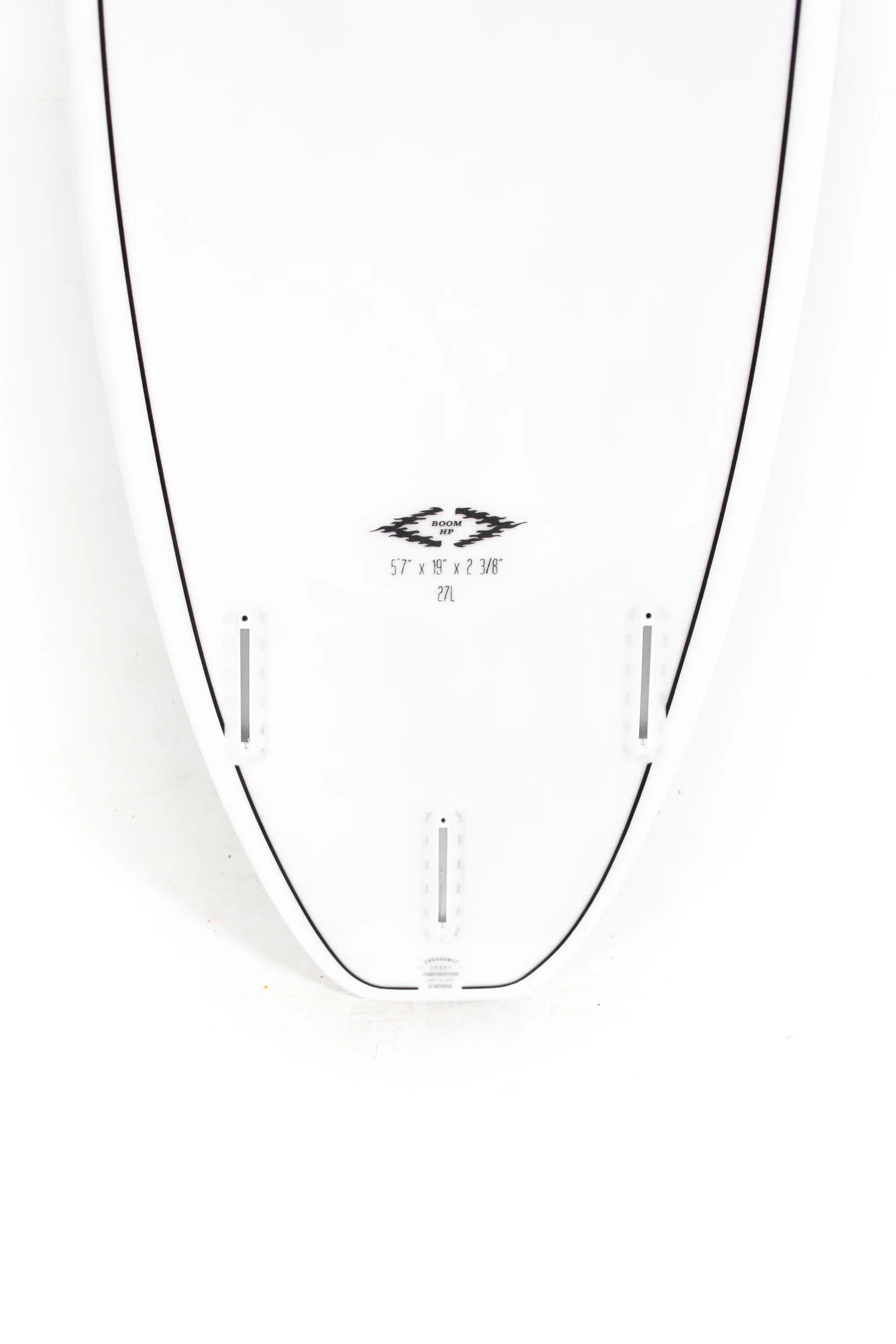 Indio Surfboards - BOOM HP Clear - 5'7" x 19 x 2 3/8 - 27L - Image 8