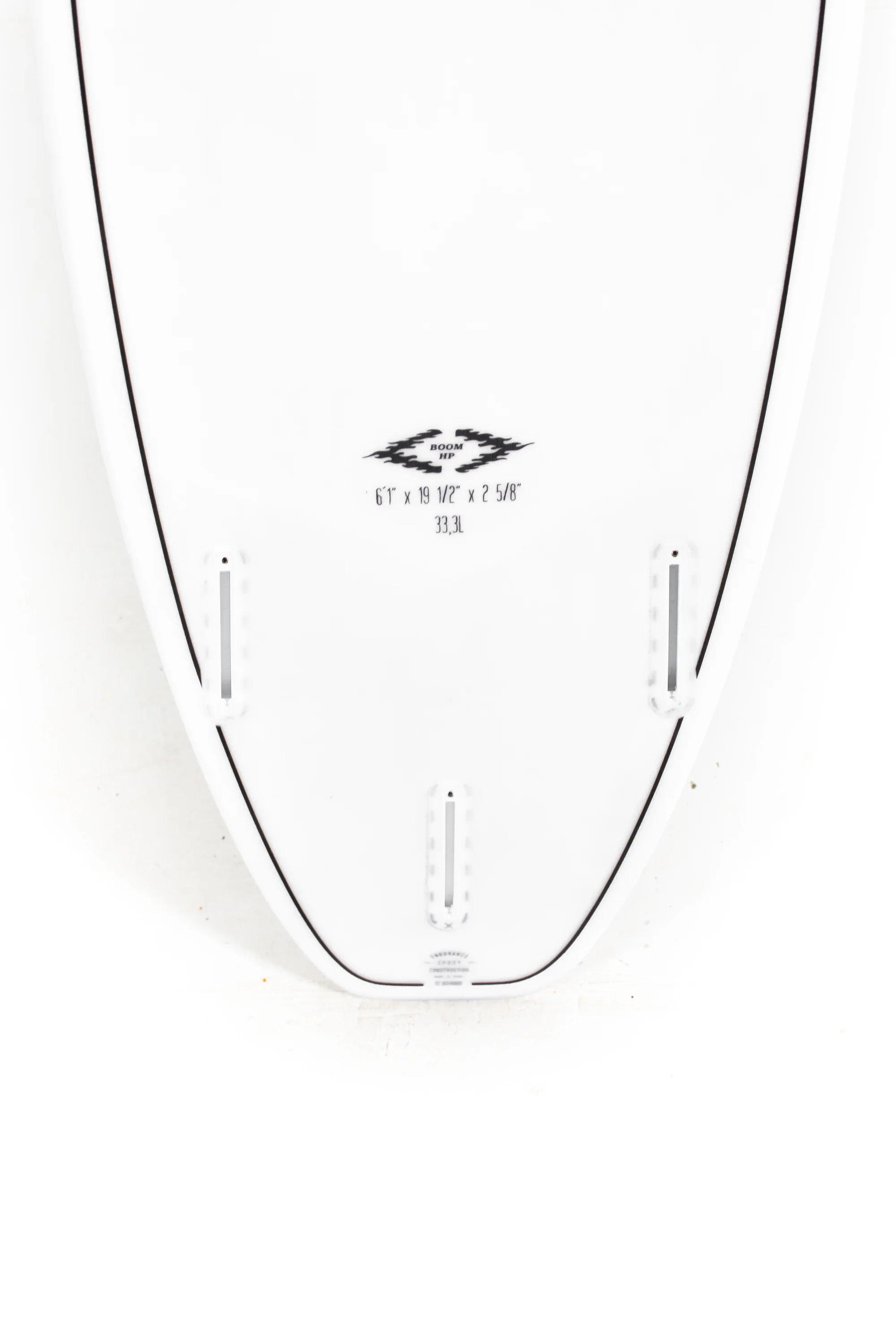 Indio Surfboards - BOOM HP Clear - 6'1" x 19 1/2 x 2 5/8 - 33.3L - Image 8