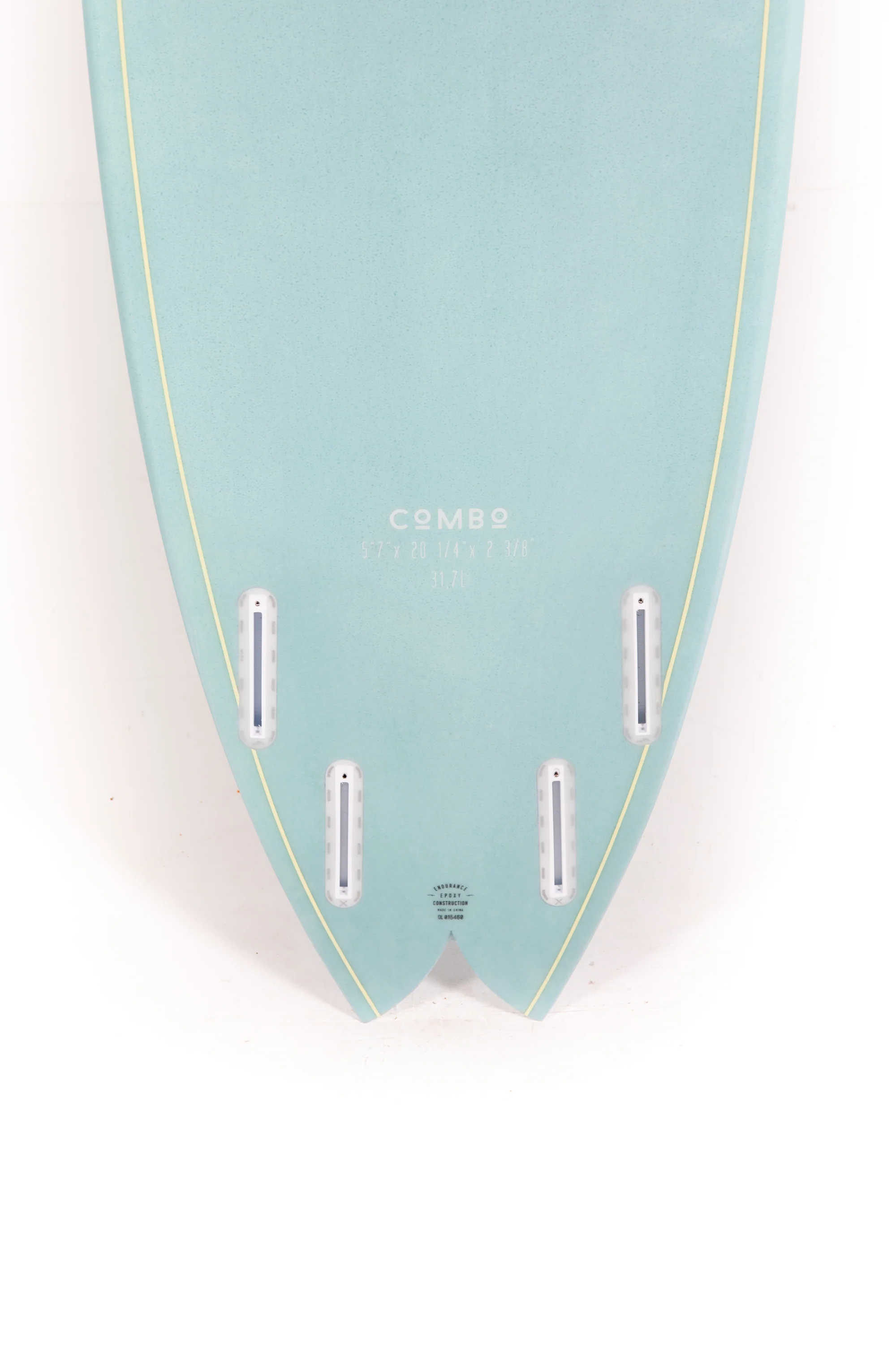 Indio Surfboards - COMBO Ocean - 5'7" x 20 1/4 x 2 3/8 x 31,70L - Image 8