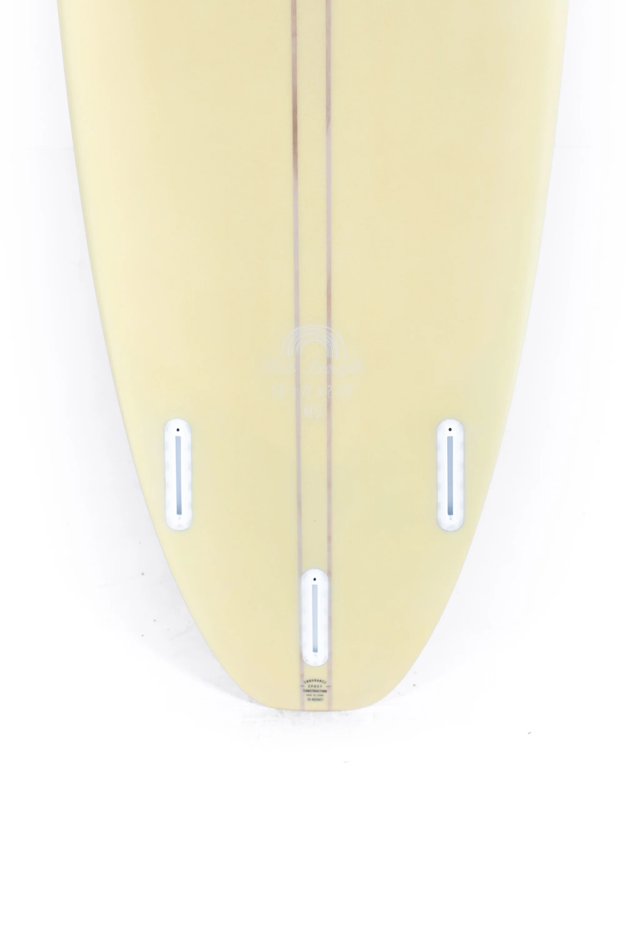 Indio Surfboards - MID LENGTH Cream Fall - 6'6" x 21 x 2 7/18 - 44.5L - Image 8