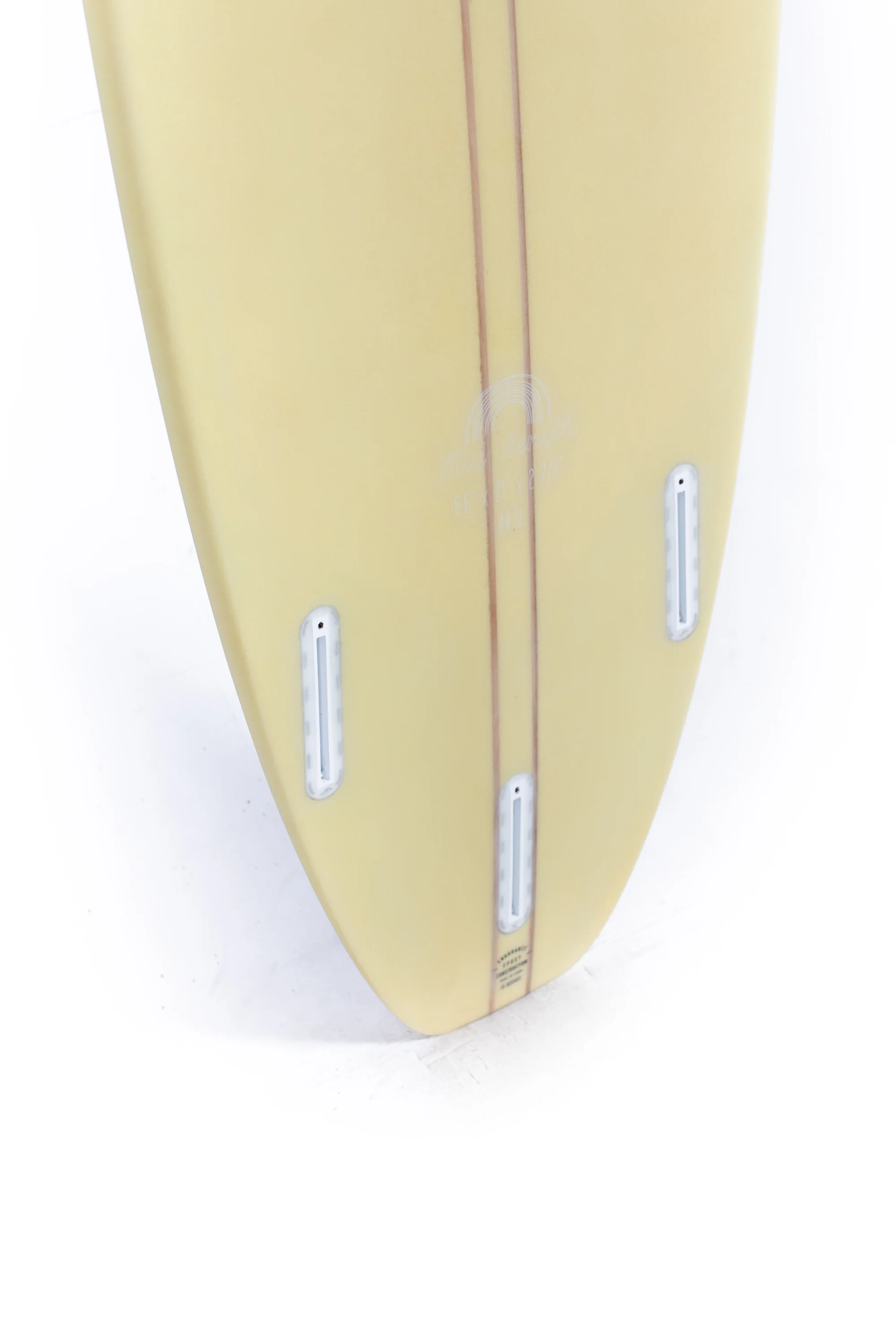 Indio Surfboards - MID LENGTH Cream Lilac - 6'6" x 21 x 2 7/18 - 44.5L - Image 11