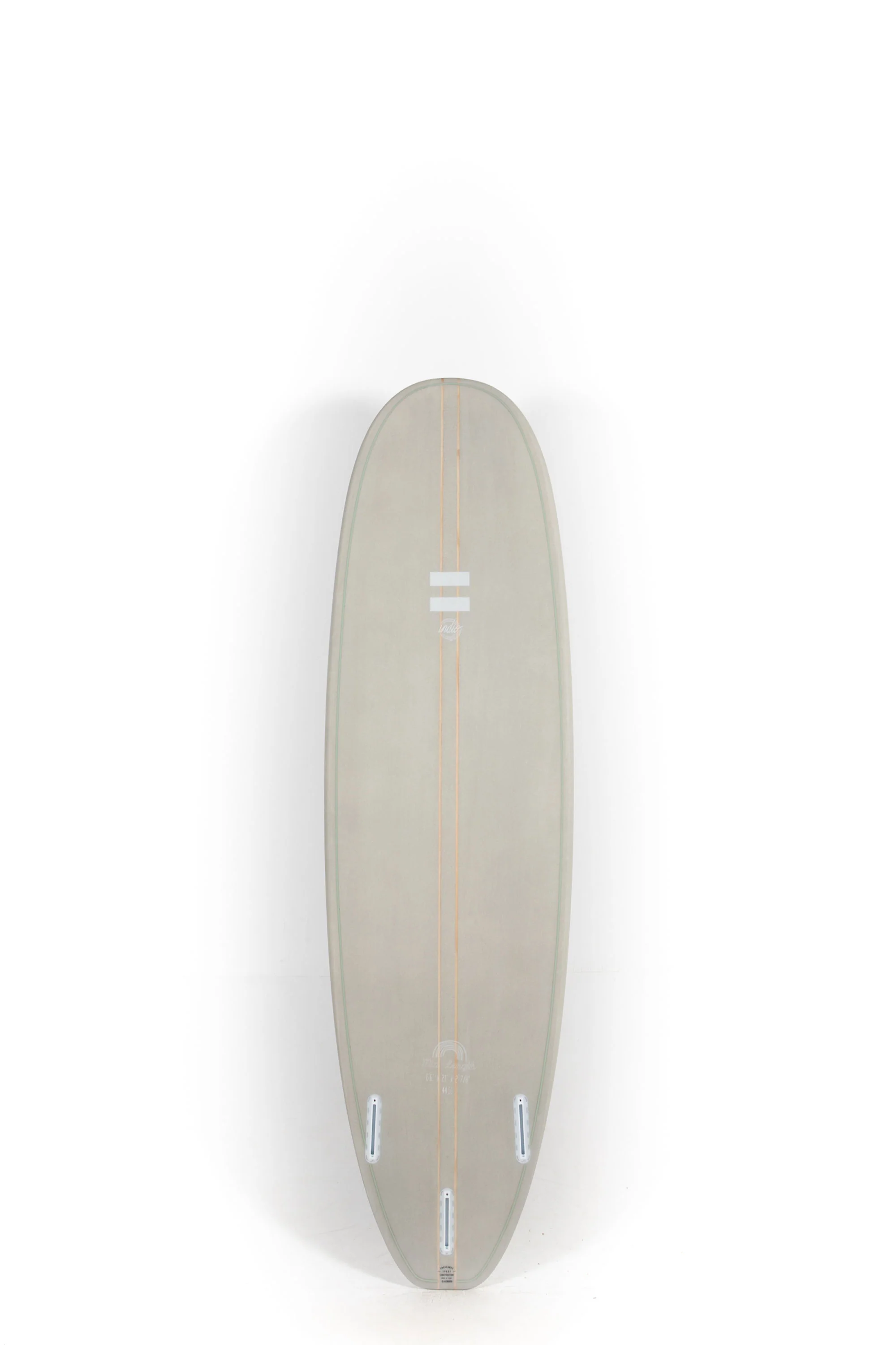 Indio Surfboards - MID LENGTH Grey - 6'6" x 21 x 2 7/18 - 44.5L - Image 2