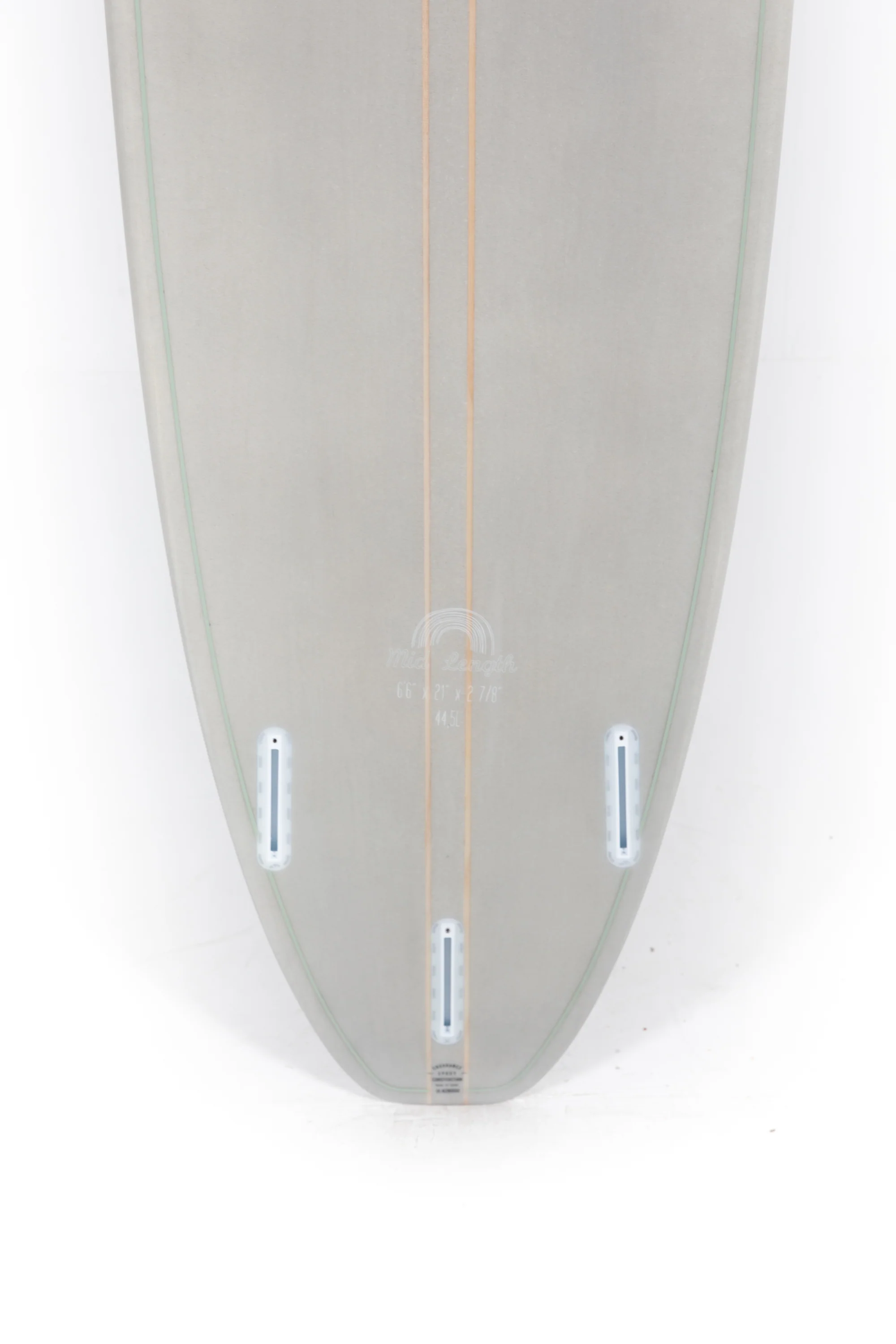 Indio Surfboards - MID LENGTH Grey - 6'6" x 21 x 2 7/18 - 44.5L - Image 8