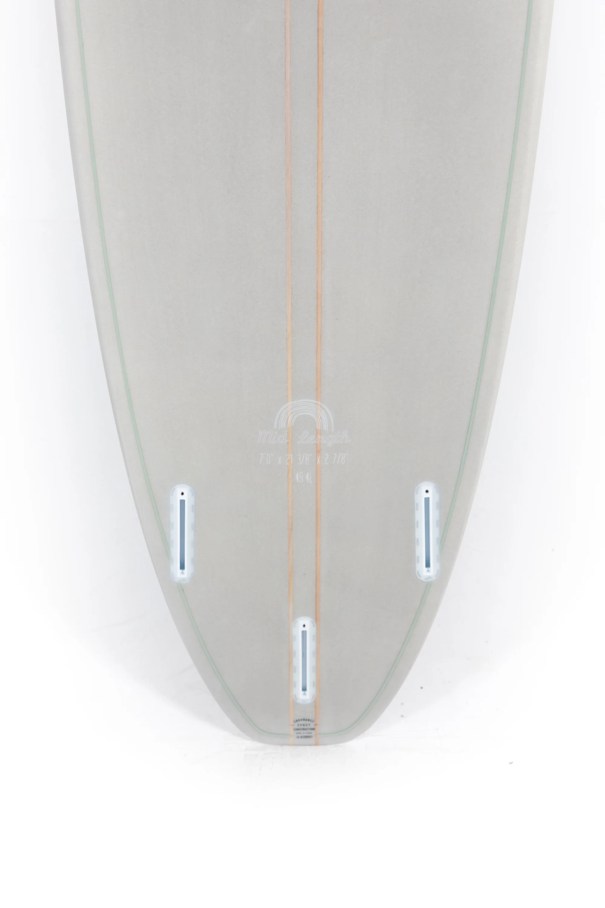 Indio Surfboards - MID LENGTH Grey - 7'0" x 21 3/8 x 2 7/8 - 49,40L - Image 8