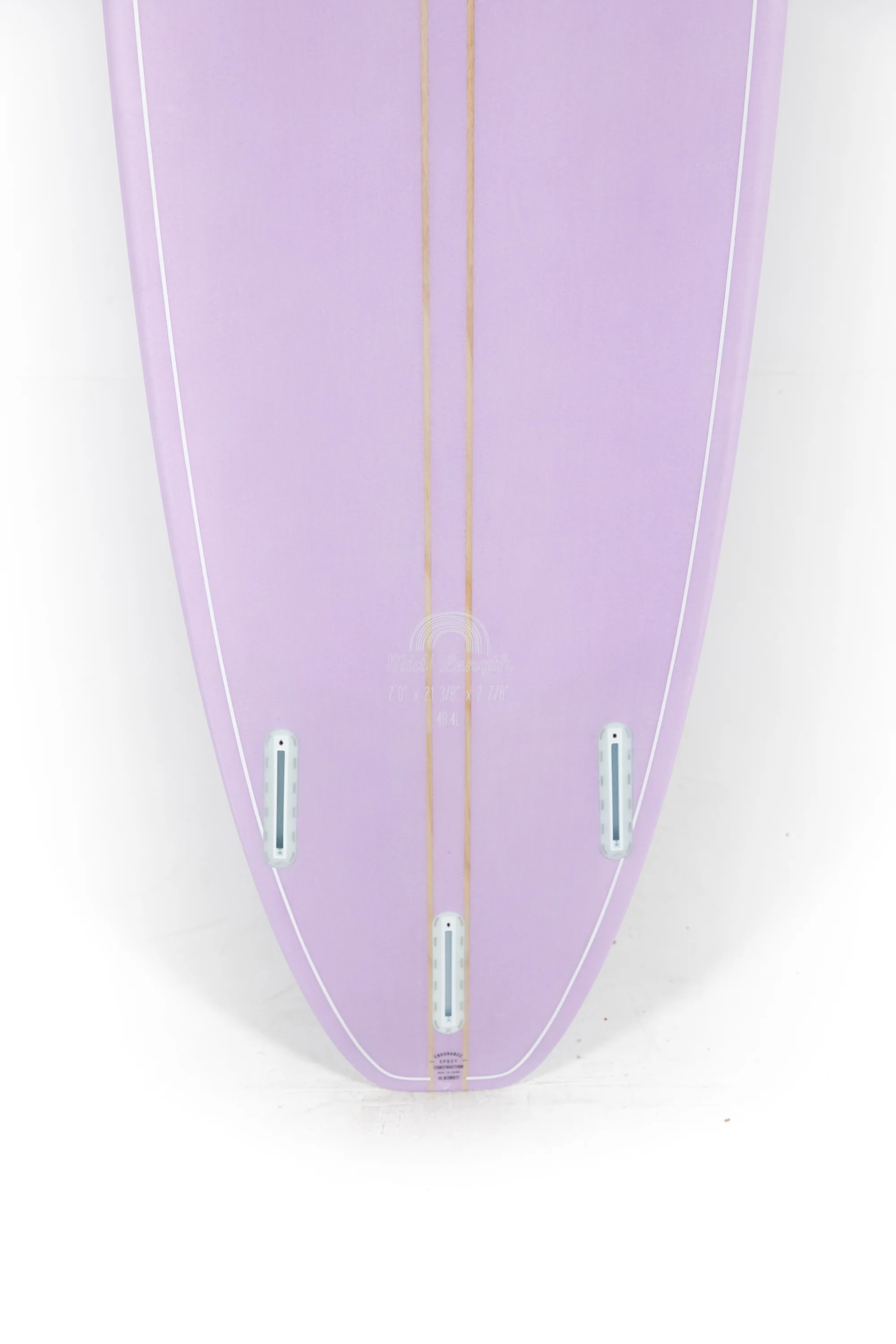 Indio Surfboards - MID LENGTH Lilac - 7'0" x 21 3/8 x 2 7/8 - 49,40L - Image 8