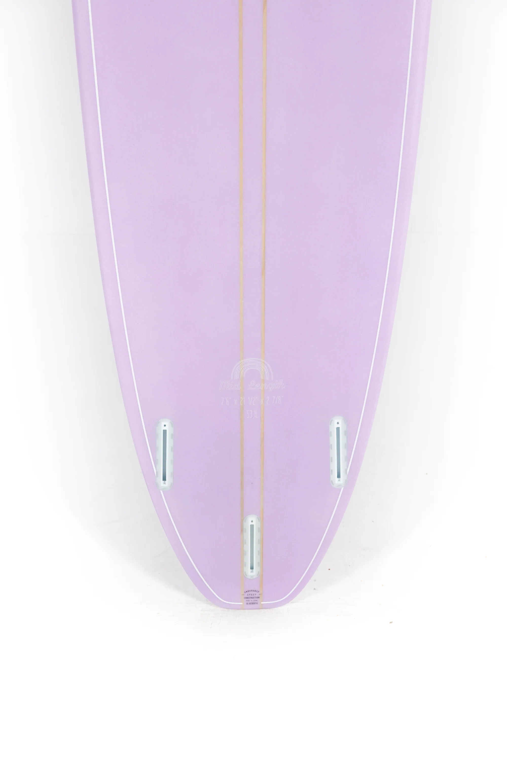 Indio Surfboards - MID LENGTH Lilac - 7'6" x 21 1/2 x 2 7/8 - 53,10L - Image 8