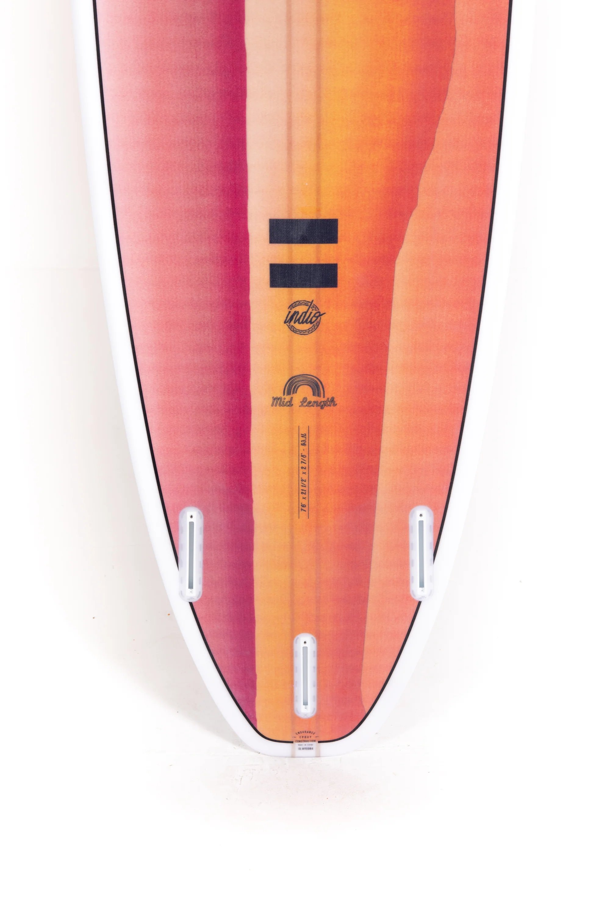 Indio Surfboards - MID LENGTH India Gold - 7'6" x 21 1/2 x 2 7/8 - 53,10L - Image 8