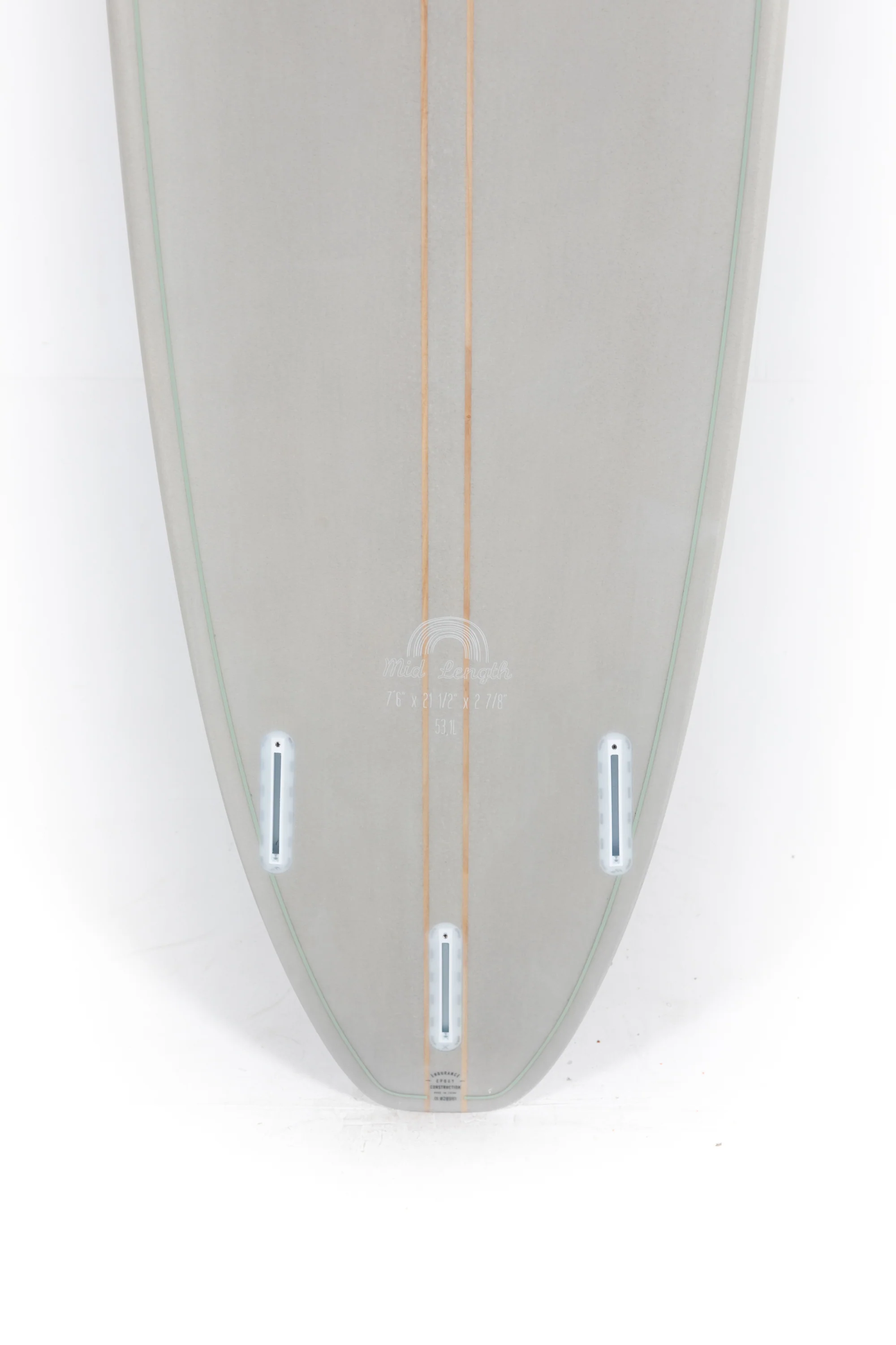 Indio Surfboards - MID LENGTH Grey - 7'6" x 21 1/2 x 2 7/8 - 53,10L - Image 8