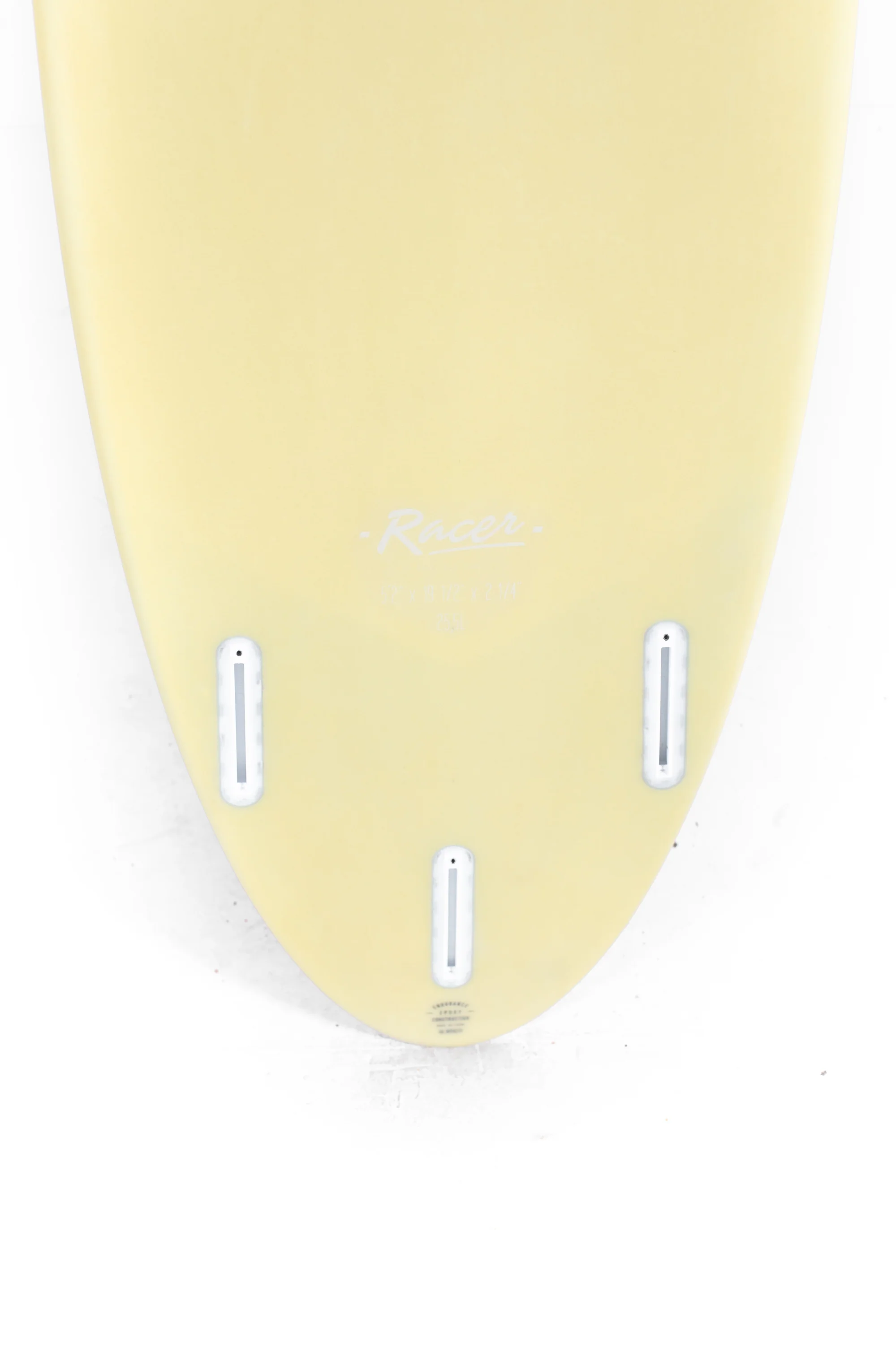 Indio Surfboards - RACER Cream Flamingo - 5'2" x 19 1/2 x 2 1/4 - 25.50L - Image 8