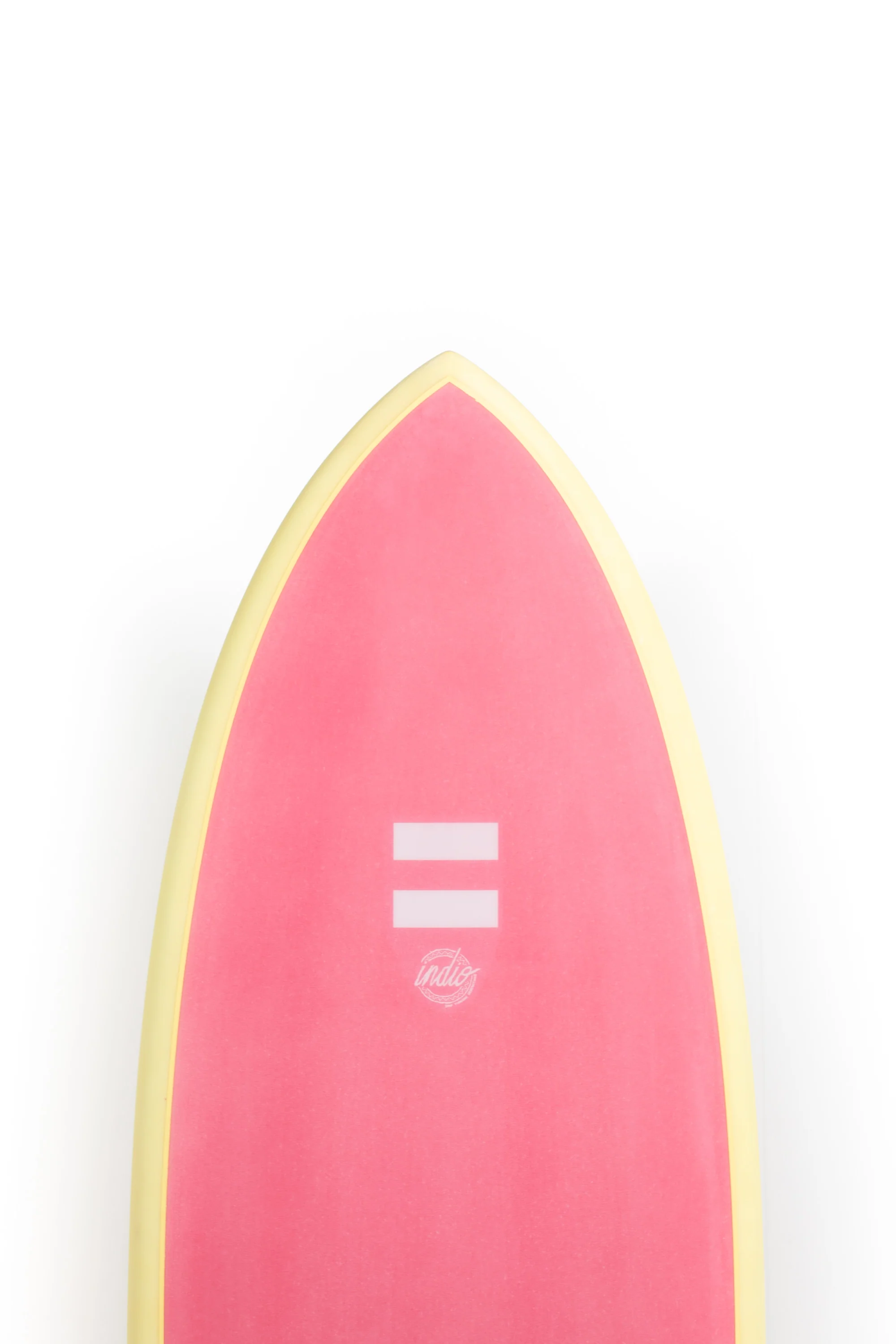 Indio Surfboards - RACER Cream Flamingo - 5'8" x 20 3/4" x 2 7/16 - 33L - Image 3