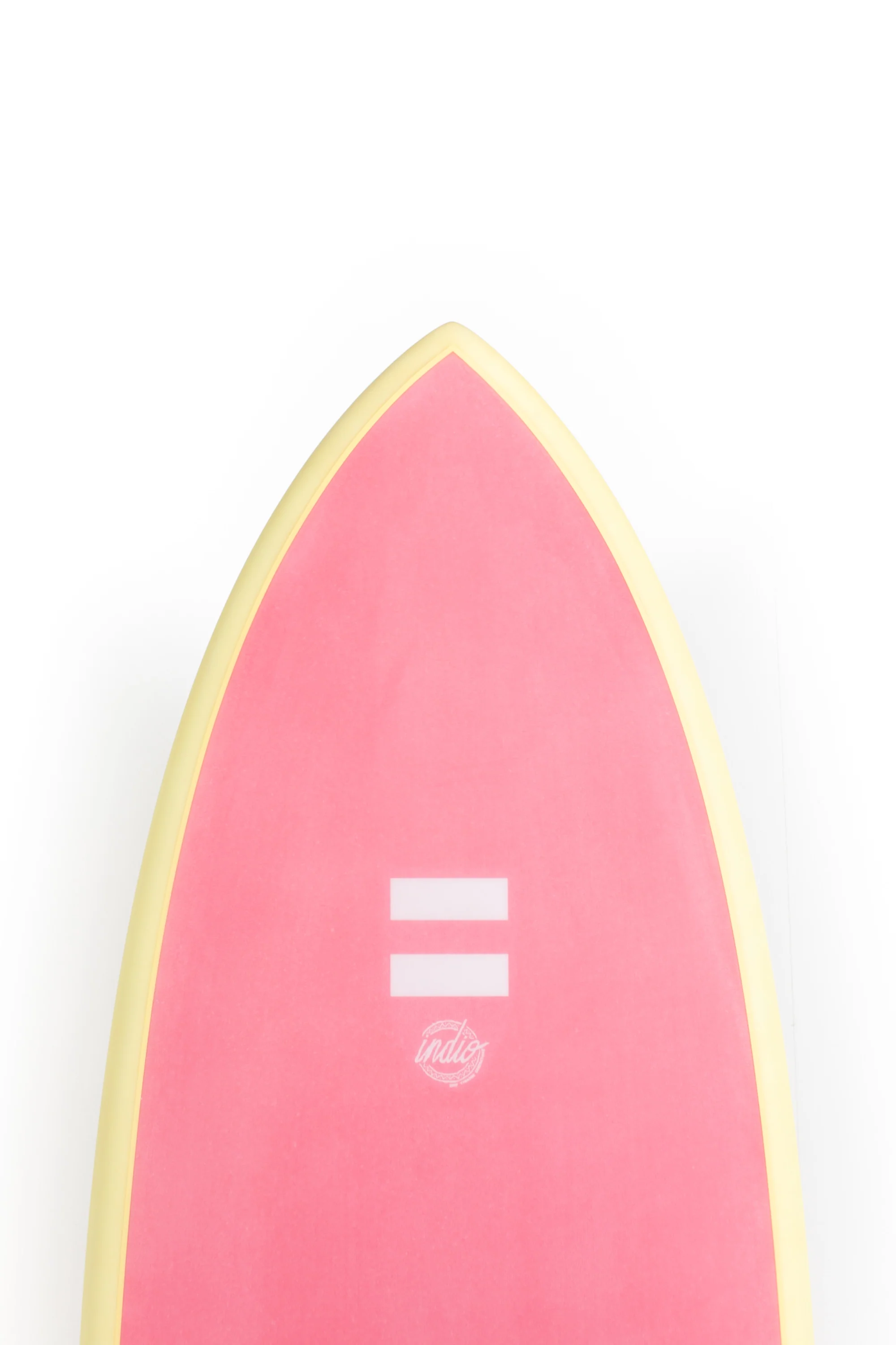 Indio Surfboards - RACER Cream Flamingo - 6'4" x 21 1/4 x 2 11/16 - 42L - Image 3