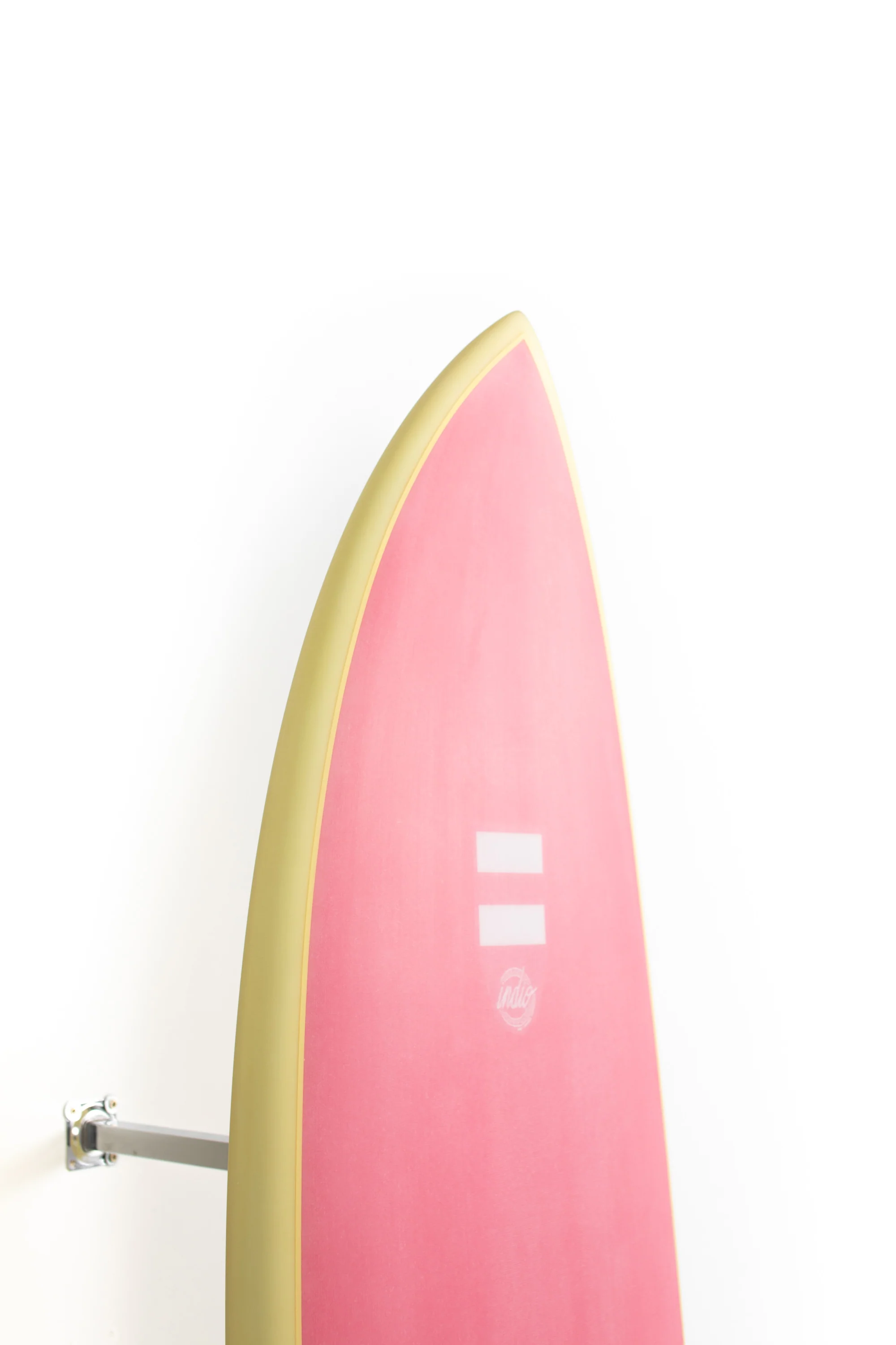 Indio Surfboards - RACER Cream Flamingo - 6'4" x 21 1/4 x 2 11/16 - 42L - Image 6