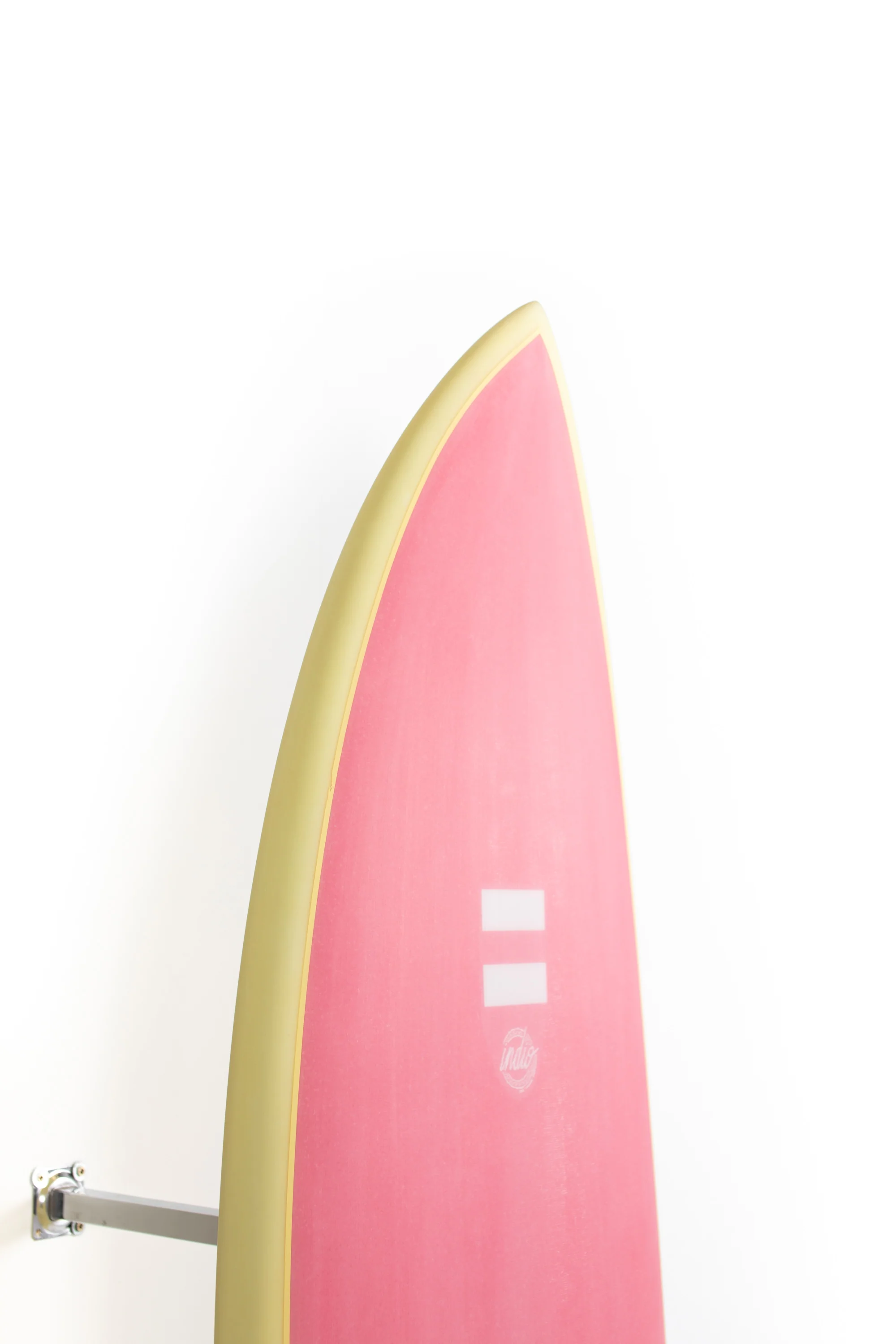 Indio Surfboards - RACER Cream Flamingo - 6'6" x 21 3/8 x 2 13/16 - 44.5L - Image 6