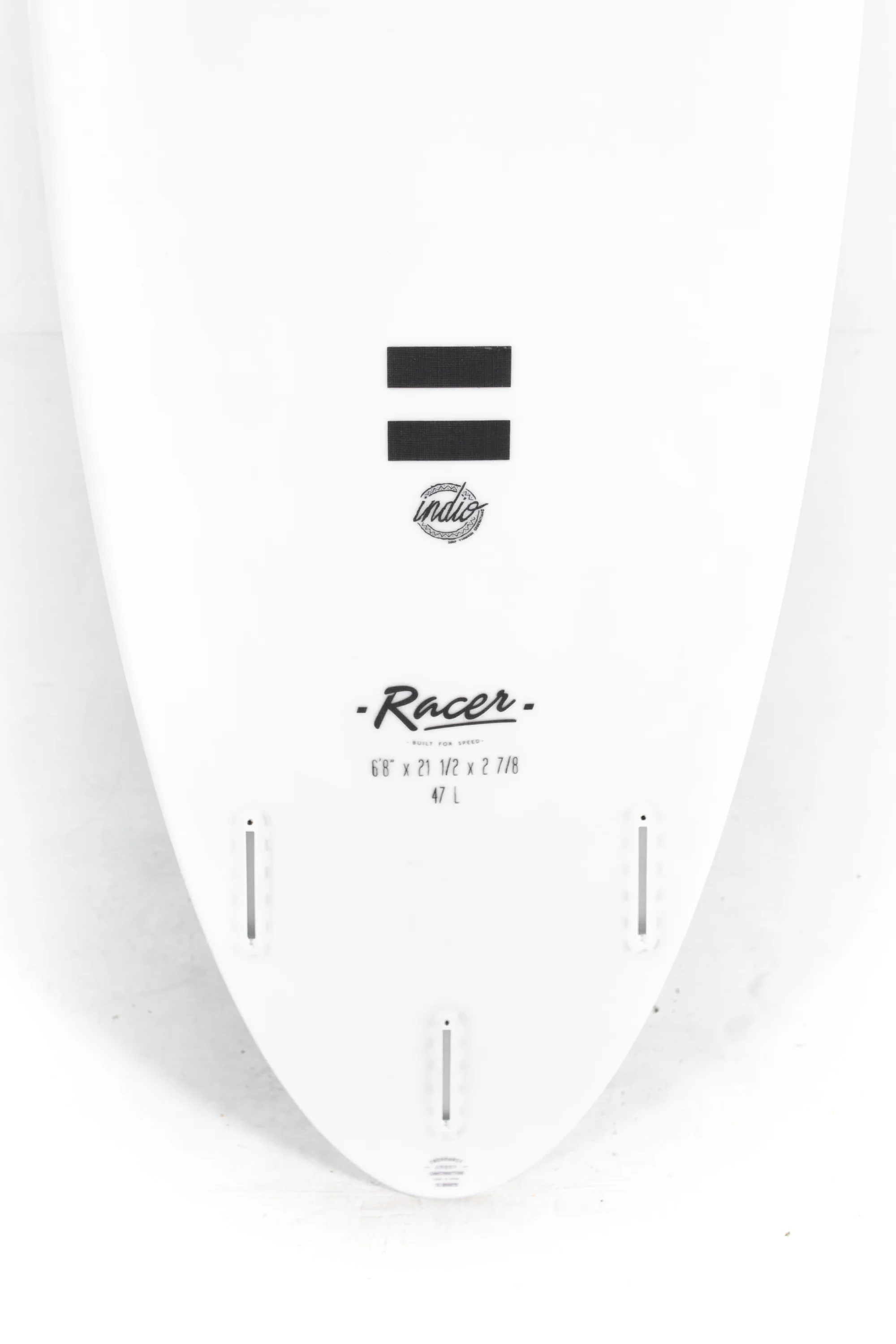 Indio Surfboards - RACER Light Stripes - 6'8" x 21 1/2 x 2 7/8 - 47L - Image 8