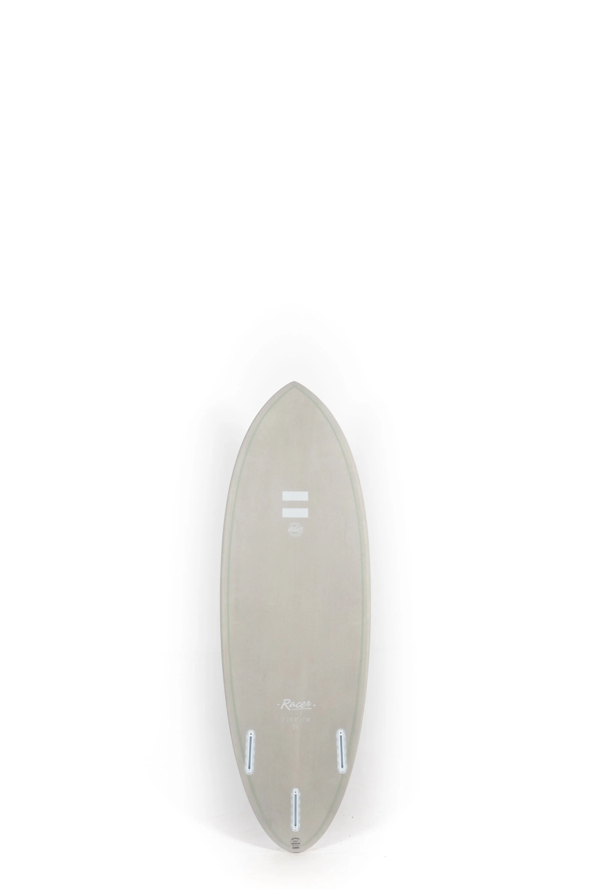 Indio Surfboards - RACER Grey - 5'2" x 19 1/2 x 2 1/4 - 25.50L - Image 2