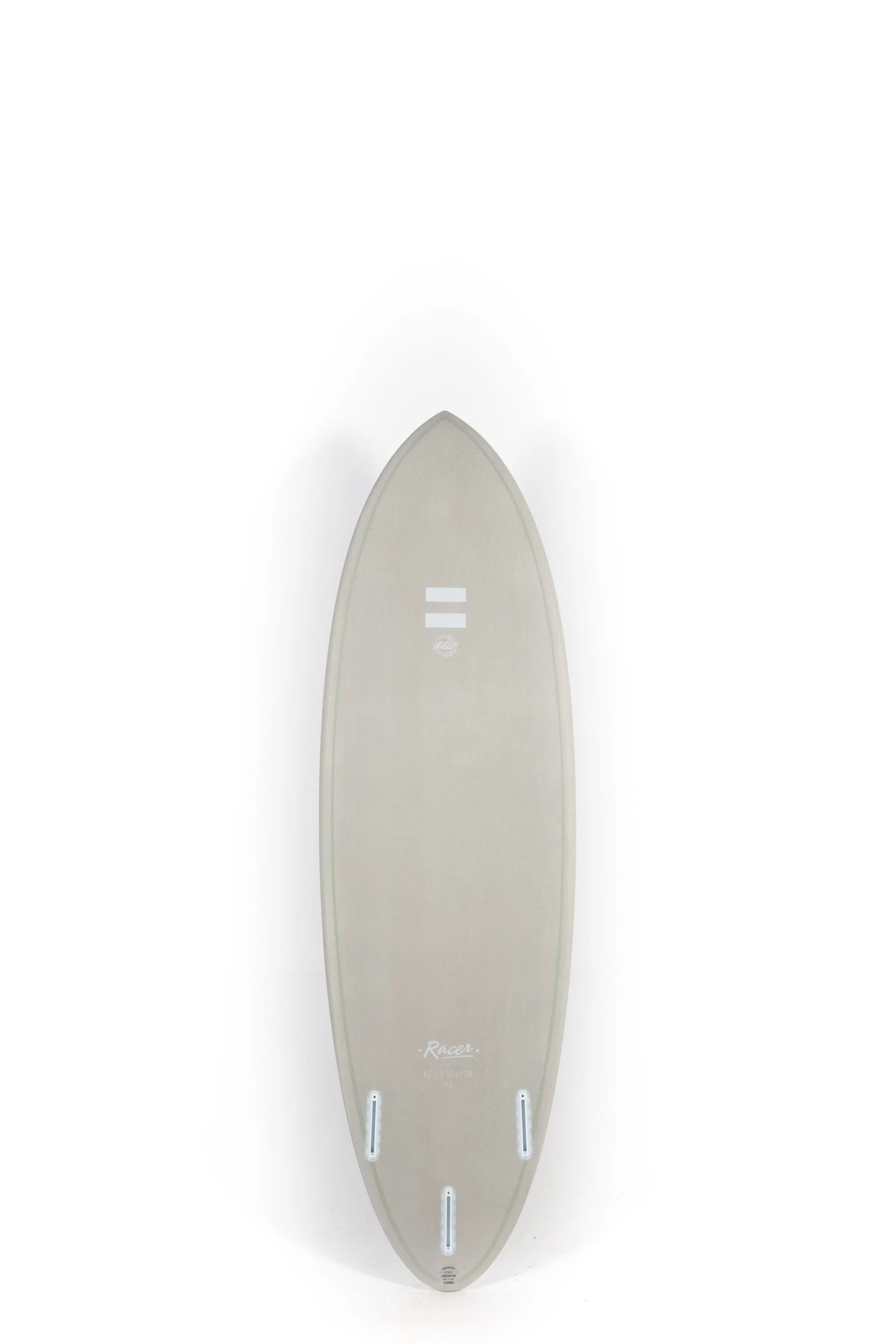 Indio Surfboards - RACER Grey - 6'2" x 21" 1/8 x 2 5/8 - 39,5L - Image 2