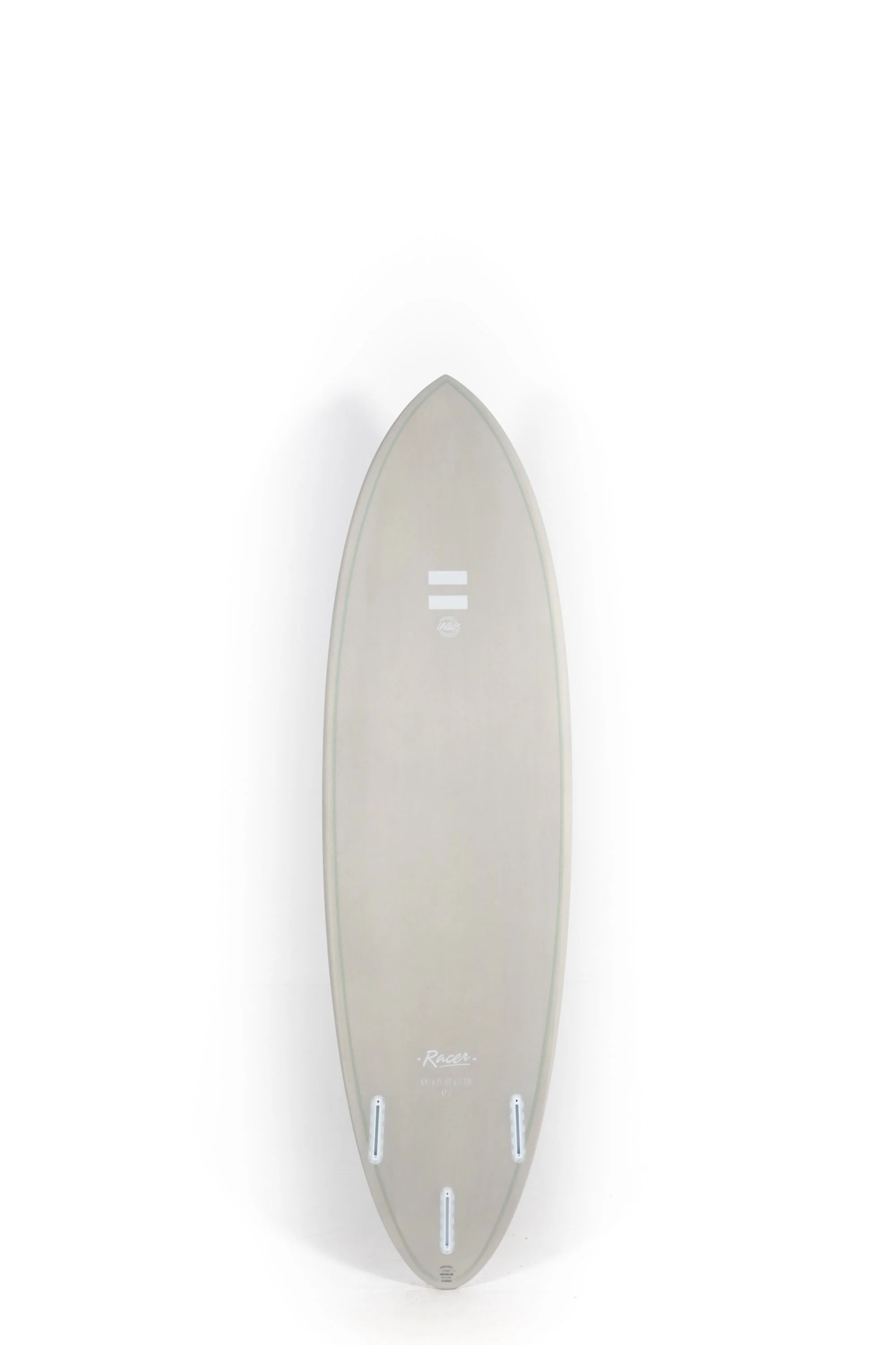 Indio Surfboards - RACER Grey - 6'8" x 21 1/2 x 2 7/8 - 47L - Image 2