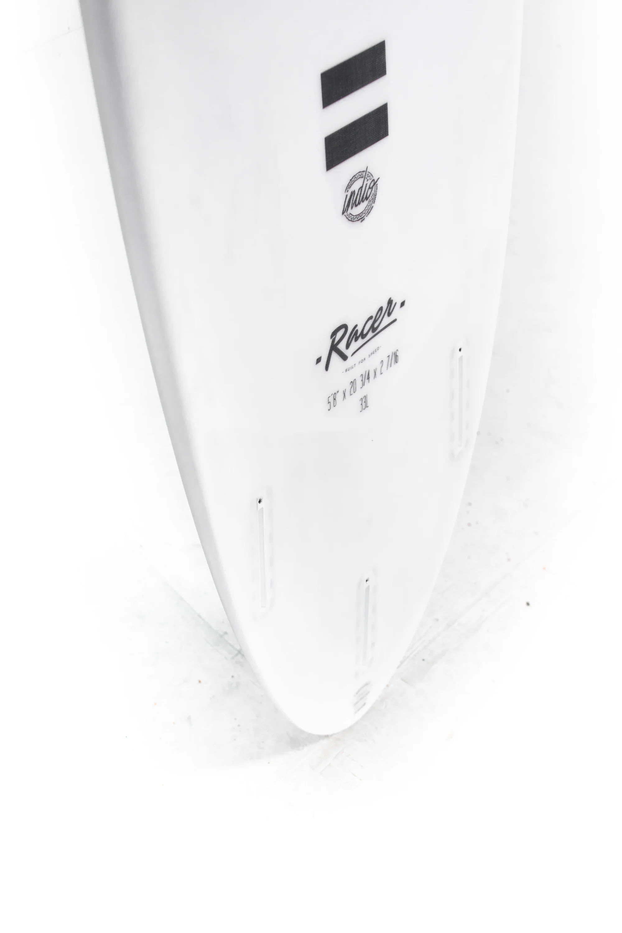 Indio Surfboards - RACER Light Stripes - 5'8" x 20 3/4" x 2 7/16 - 33L - Image 10
