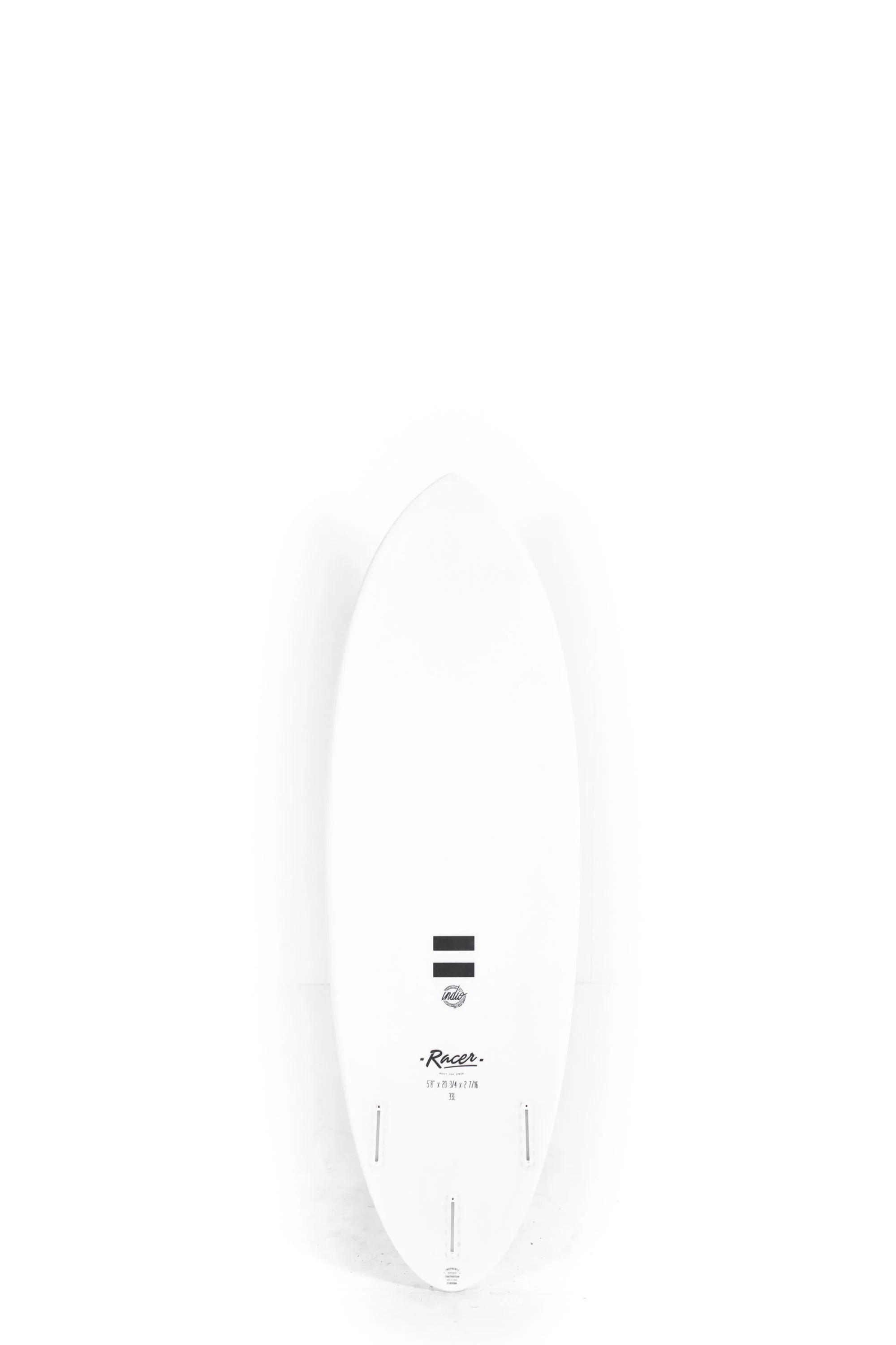 Indio Surfboards - RACER Light Stripes - 5'8" x 20 3/4" x 2 7/16 - 33L - Image 2