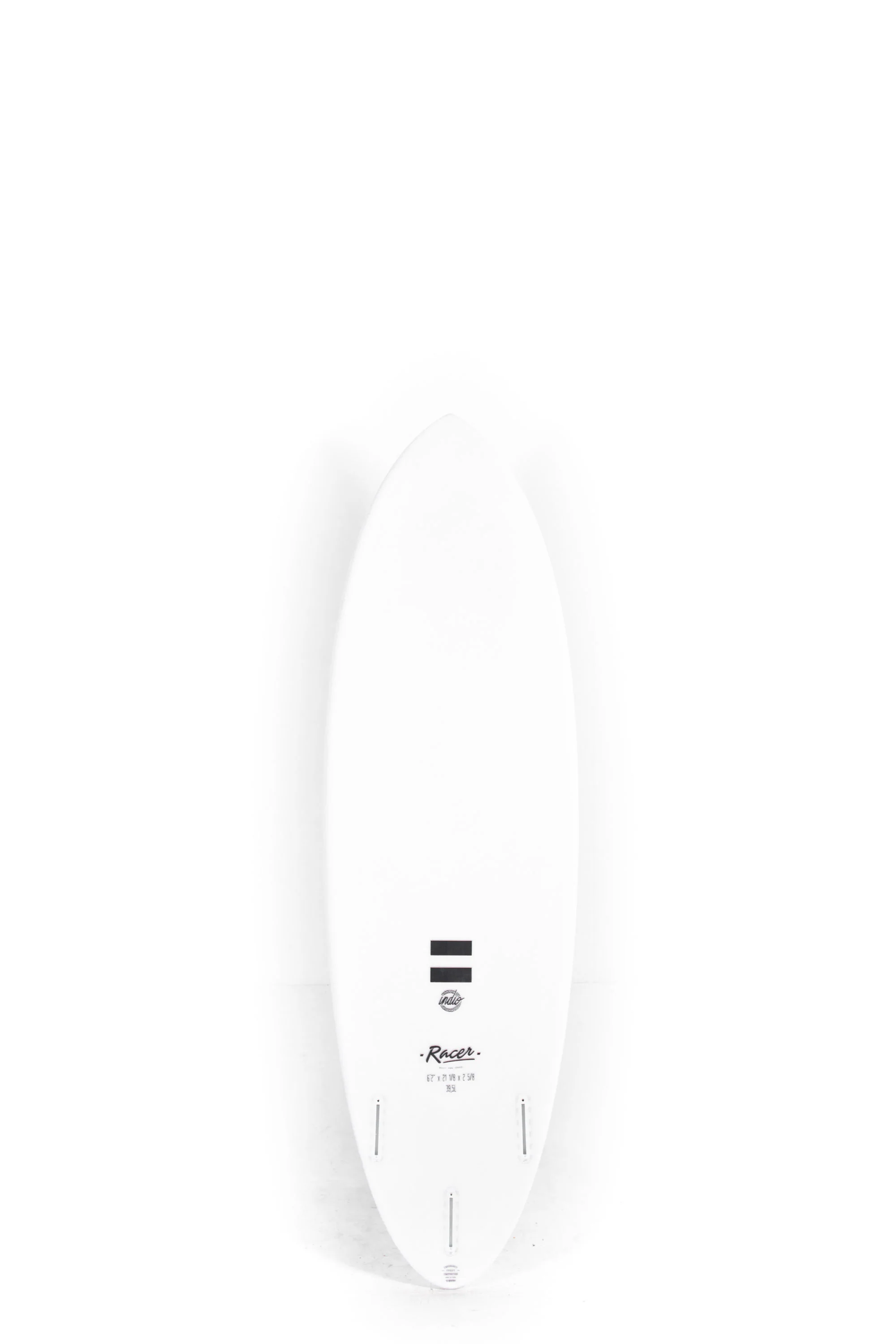 Indio Surfboards - RACER Light Stripes - 6'2" x 21" 1/8 x 2 5/8 - 39.5L - Image 2