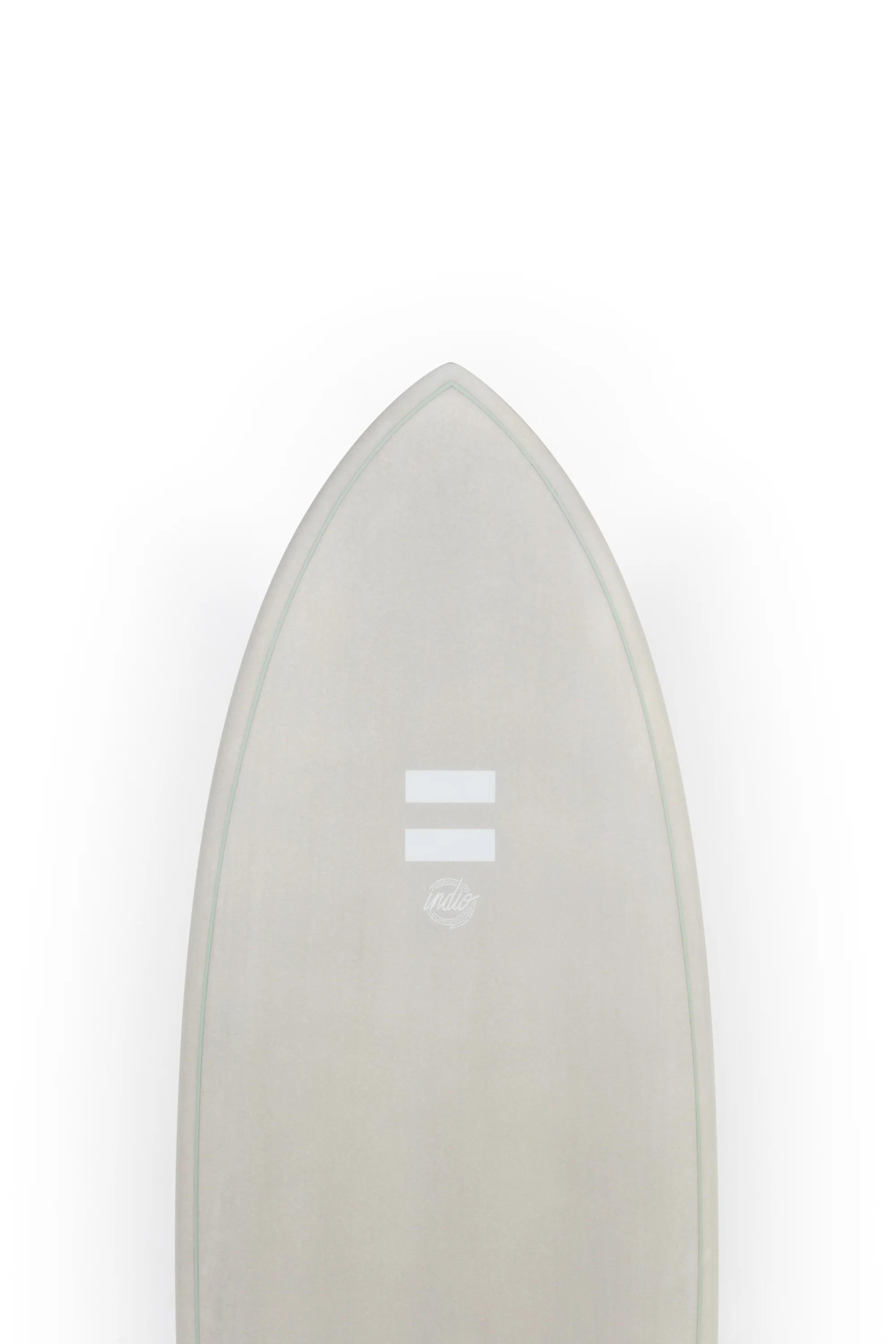 Indio Surfboards - RACER Grey - 5'8" x 20 3/4" x 2 7/16 - 33L - Image 3