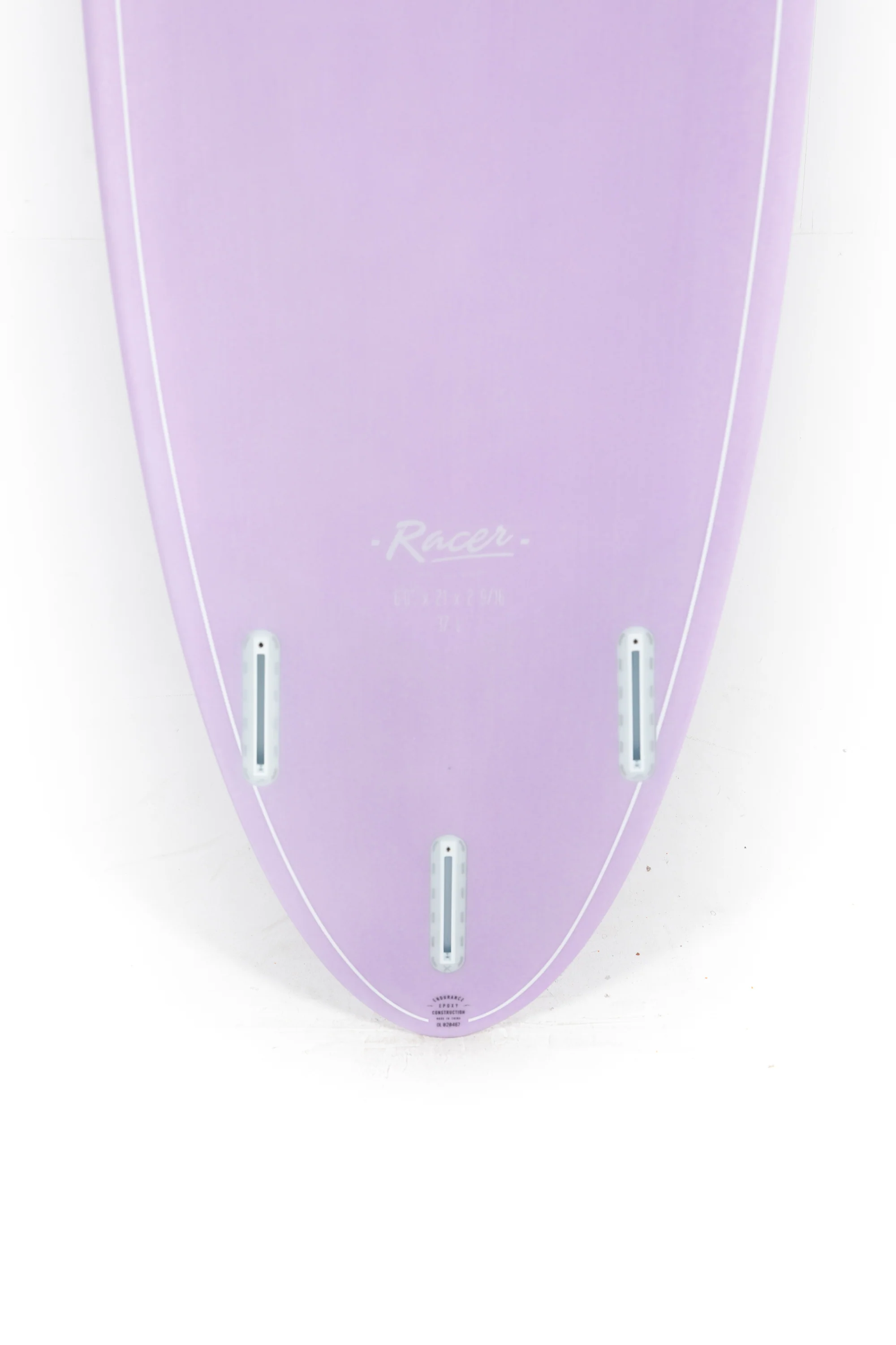 Indio Surfboards - RACER Lilac - 6'0" x 21" x 2 9/16 - 37L - Image 8