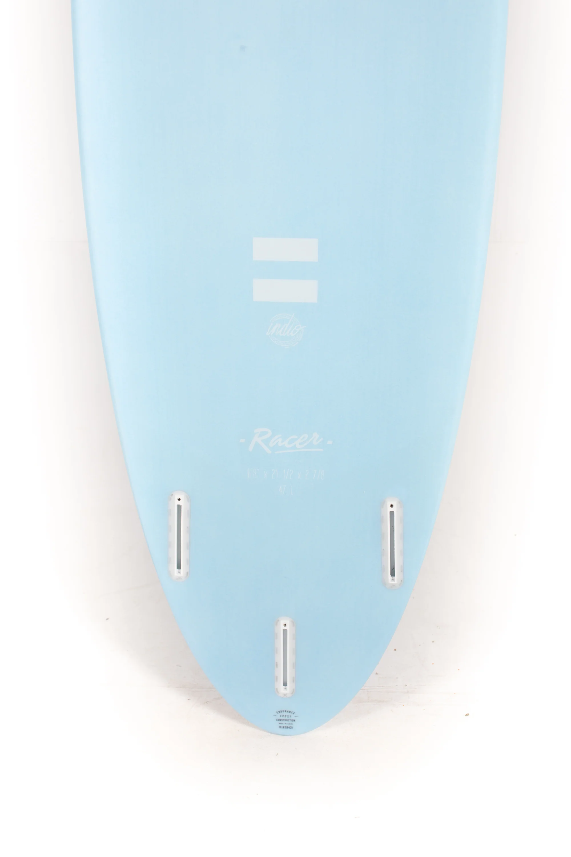 Indio Surfboards - RACER New Stripes - 6'8" x 21 1/2 x 2 7/8 - 47L - Image 8