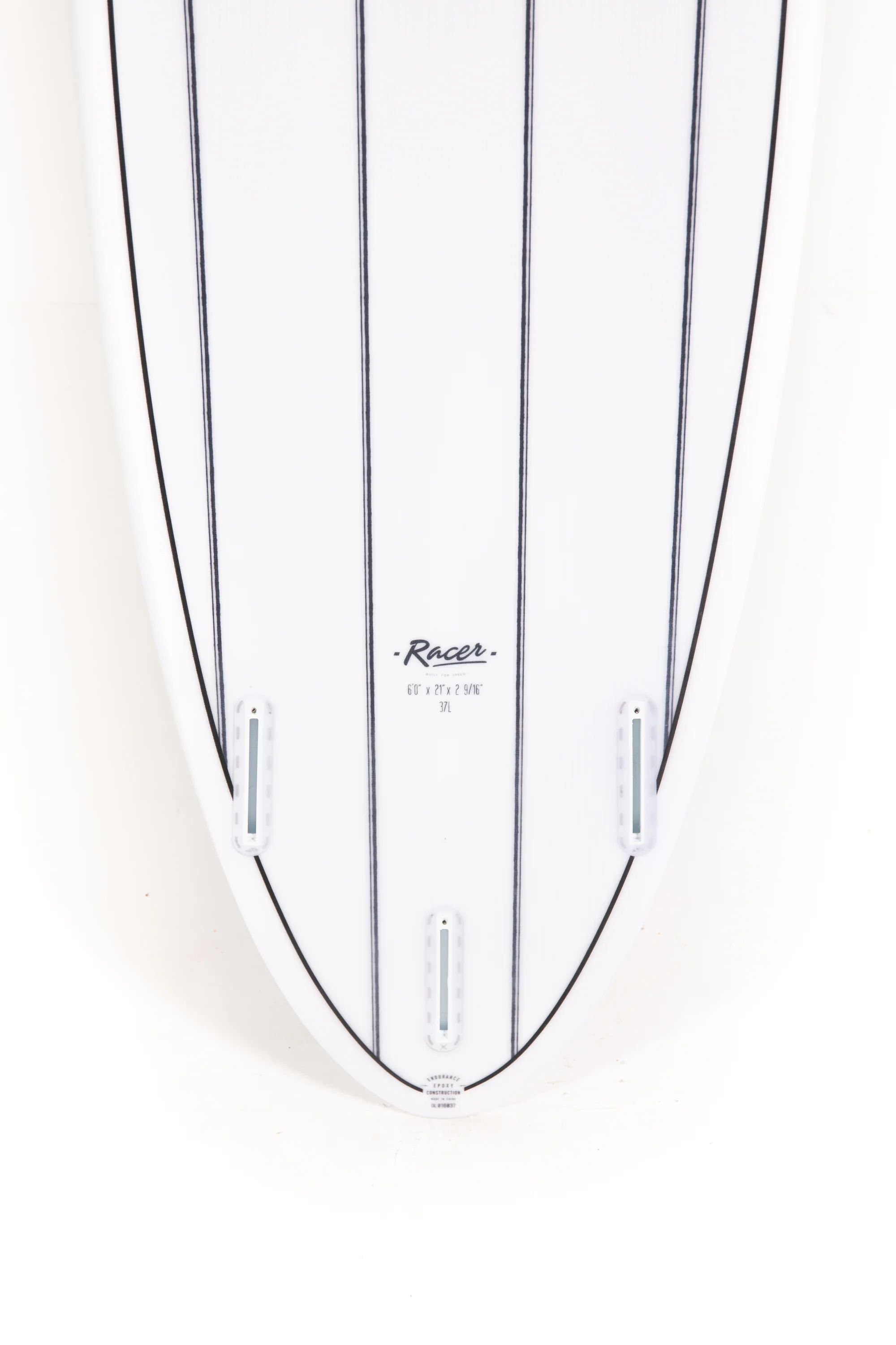 Indio Surfboards - RACER Stripes - 6'0" x 21" x 2 9/16 - 37L - Image 8