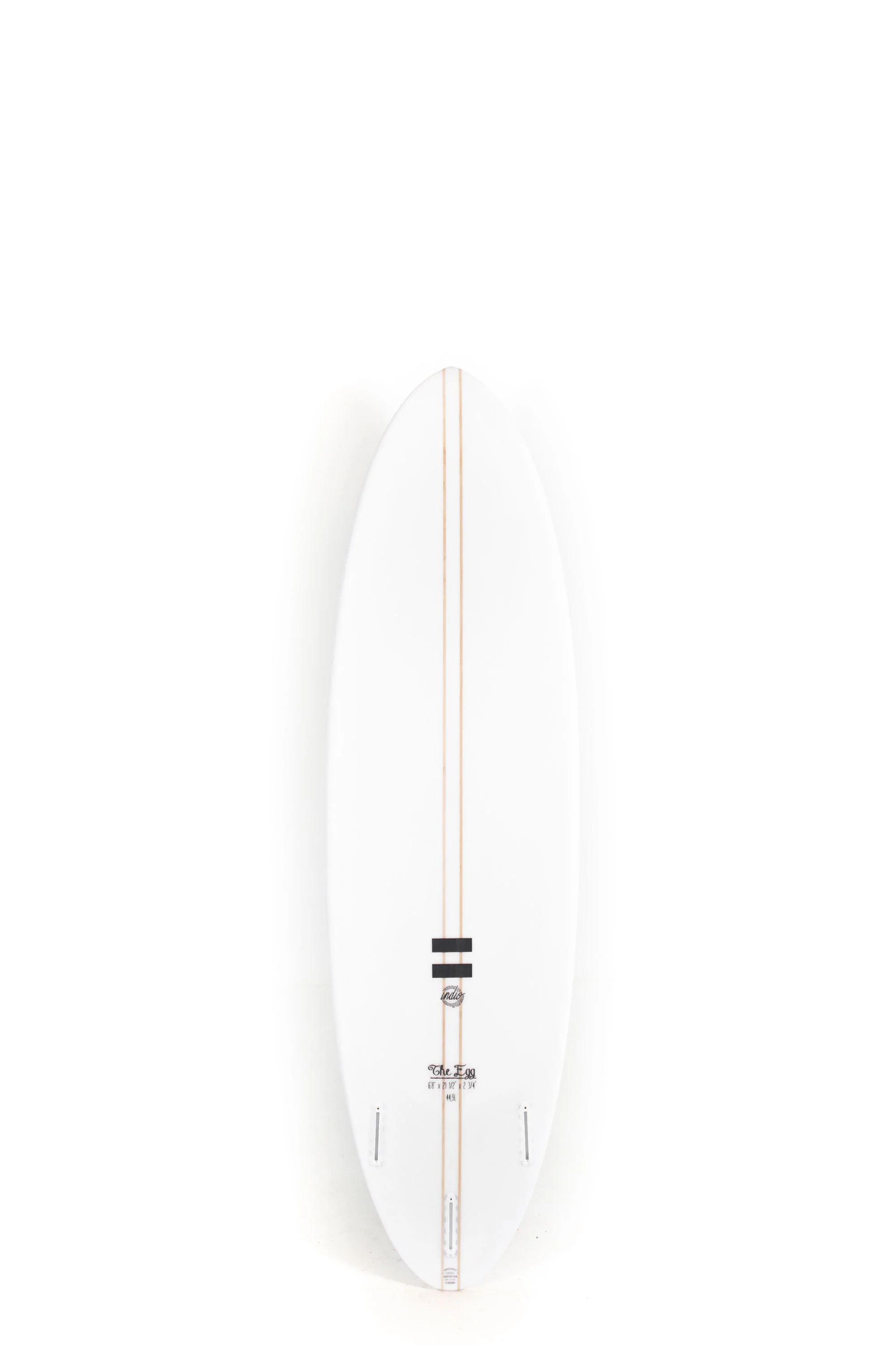 Indio Surfboards - THE EGG Light Stripes - 6'8" x 21" 1/2 x 2 3/4 - 44.90L - Image 2