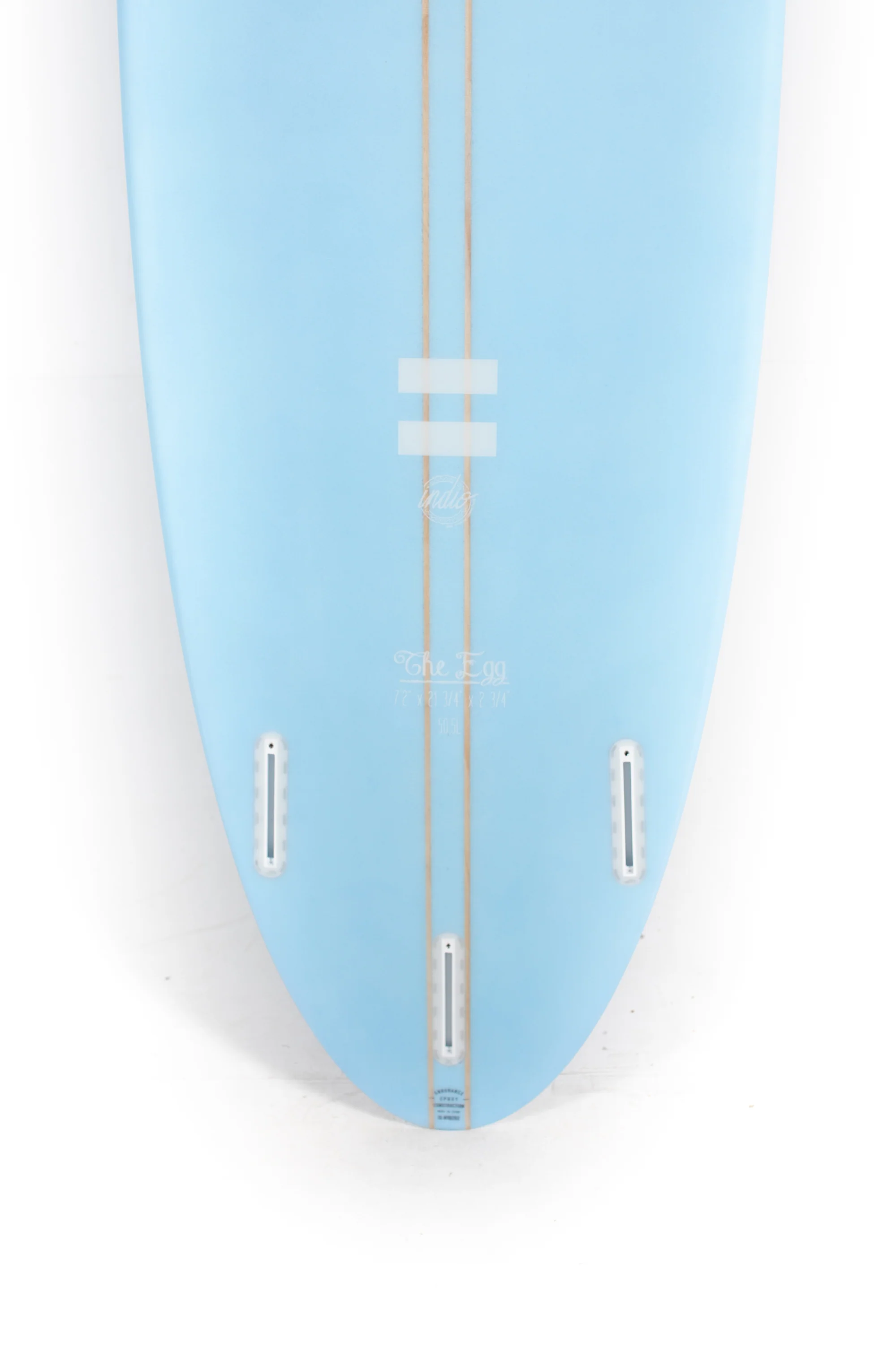 Indio Surfboards - THE EGG New Stripes - 7'2" x 21" 3/4 x 2 3/4 - 50,50L - Image 8