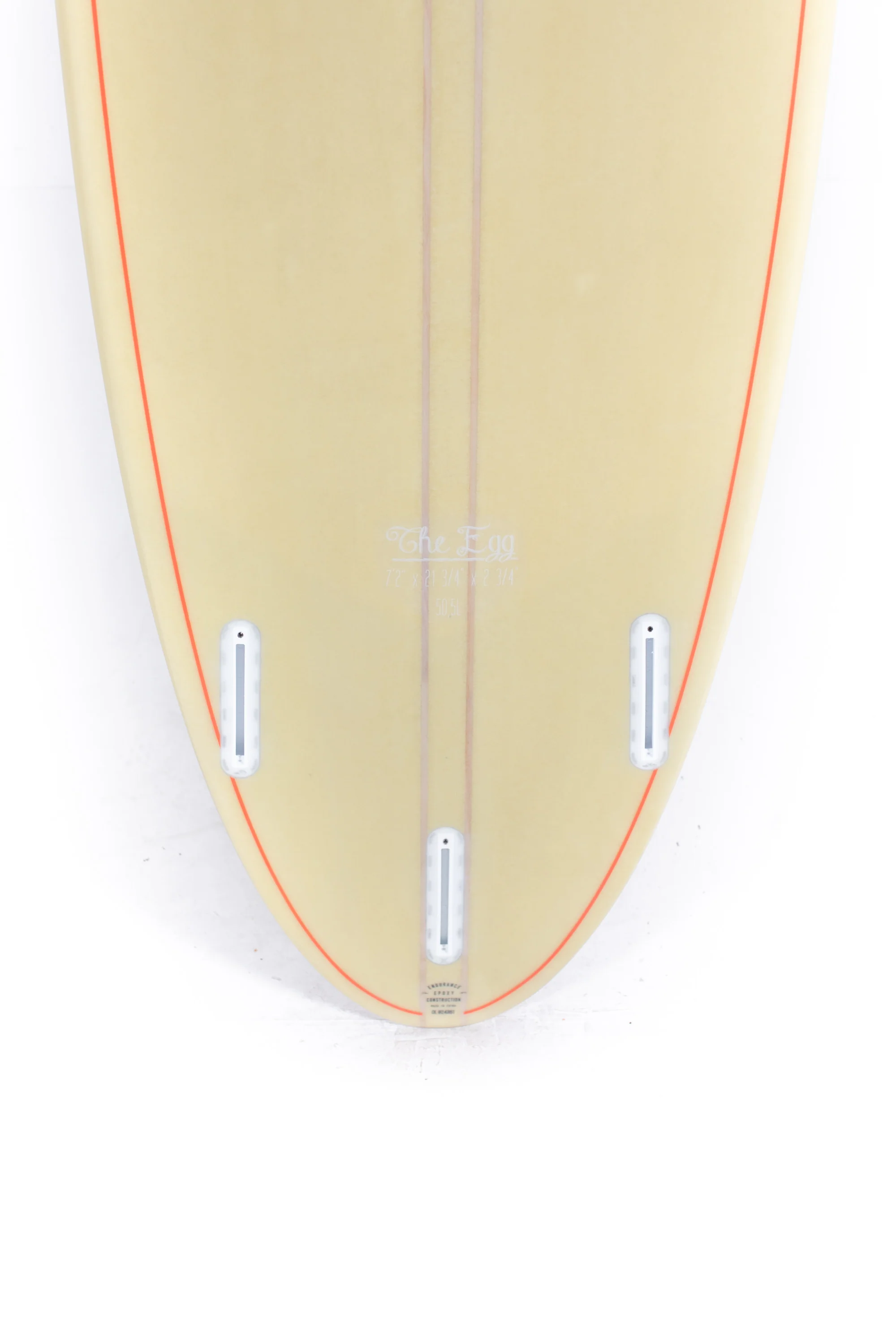 Indio Surfboards - THE EGG Sand - 7'2" x 21" 3/4 x 2 3/4 - 50.50L - Image 8
