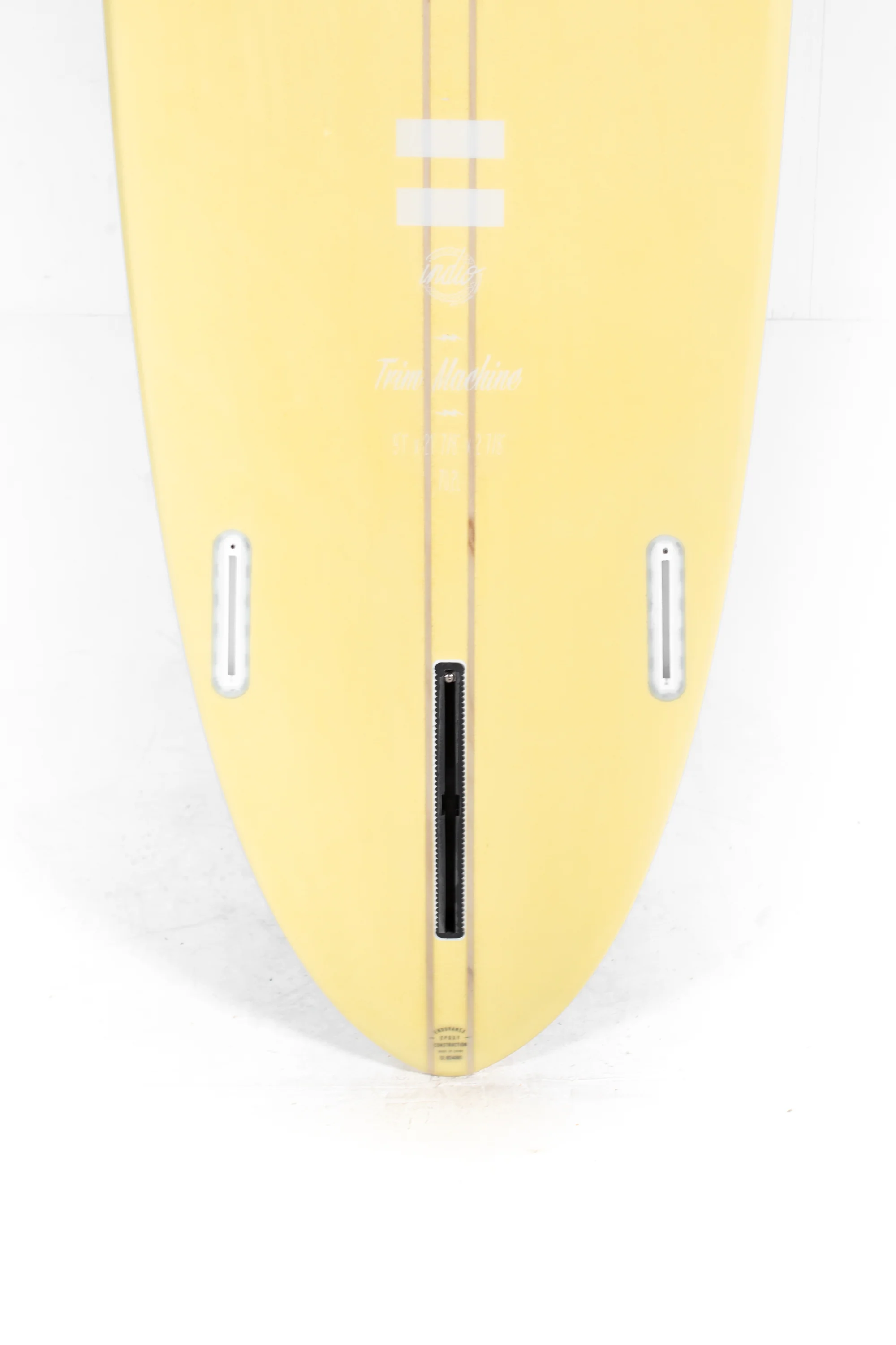 Indio Surfboards - TRIM MACHINE Cream Blue - 9'1" x 21 7/8 x 2 7/8 - 70.2L - Image 8