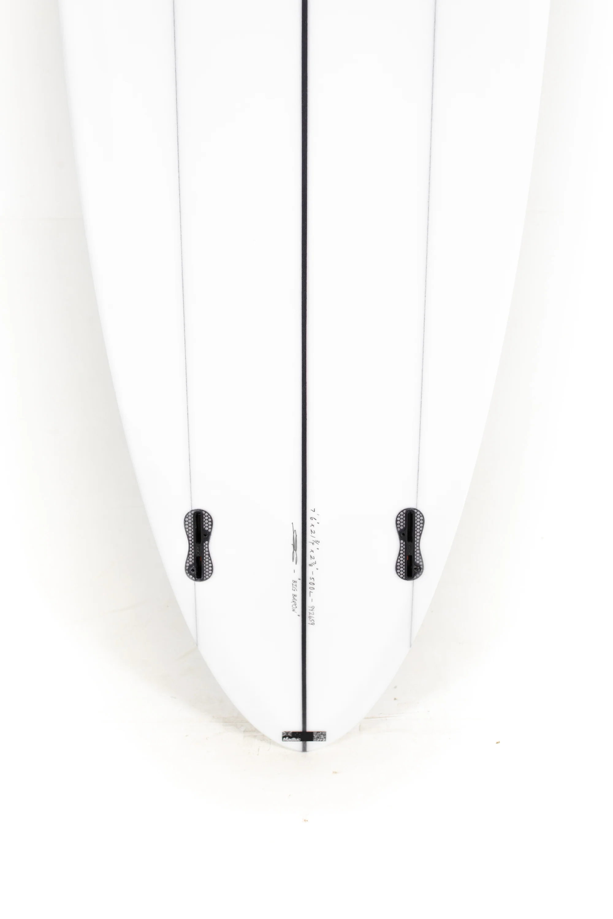 JS Surfboards - BIG BARON Clear - 7'6" x 21.75 x 2.88 x 50L - Image 8
