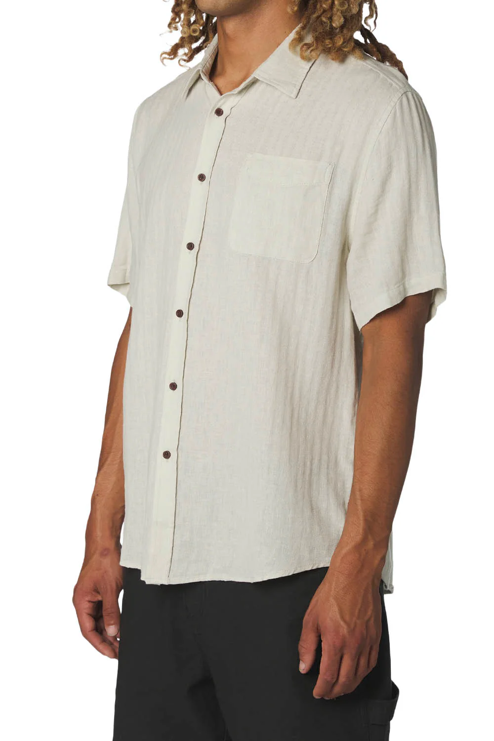 katin - ALAN SOLID SHIRT - MINERAL GRAY - Image 3