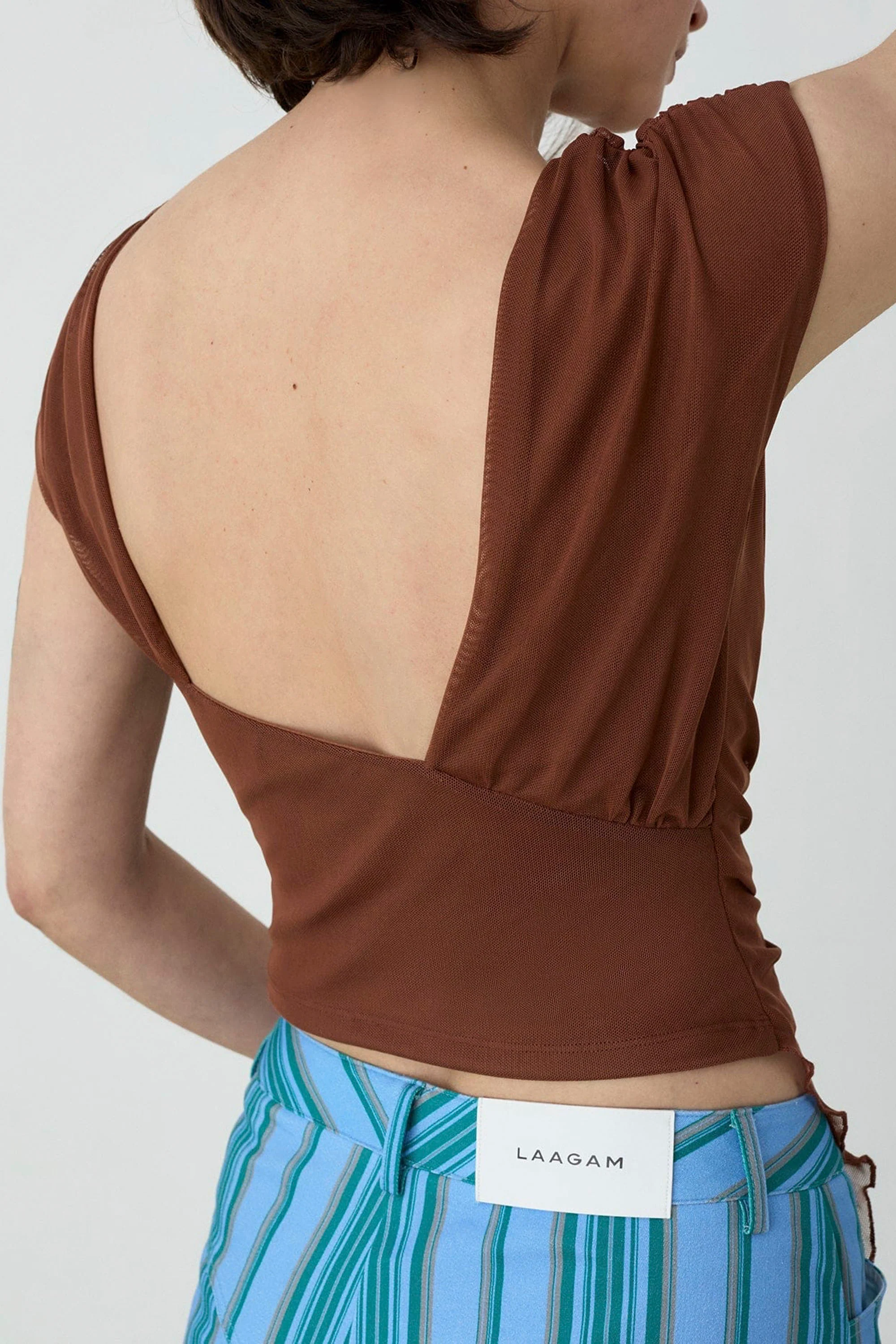 LAAGAM - GEMINI DRAPED TOP - Image 3
