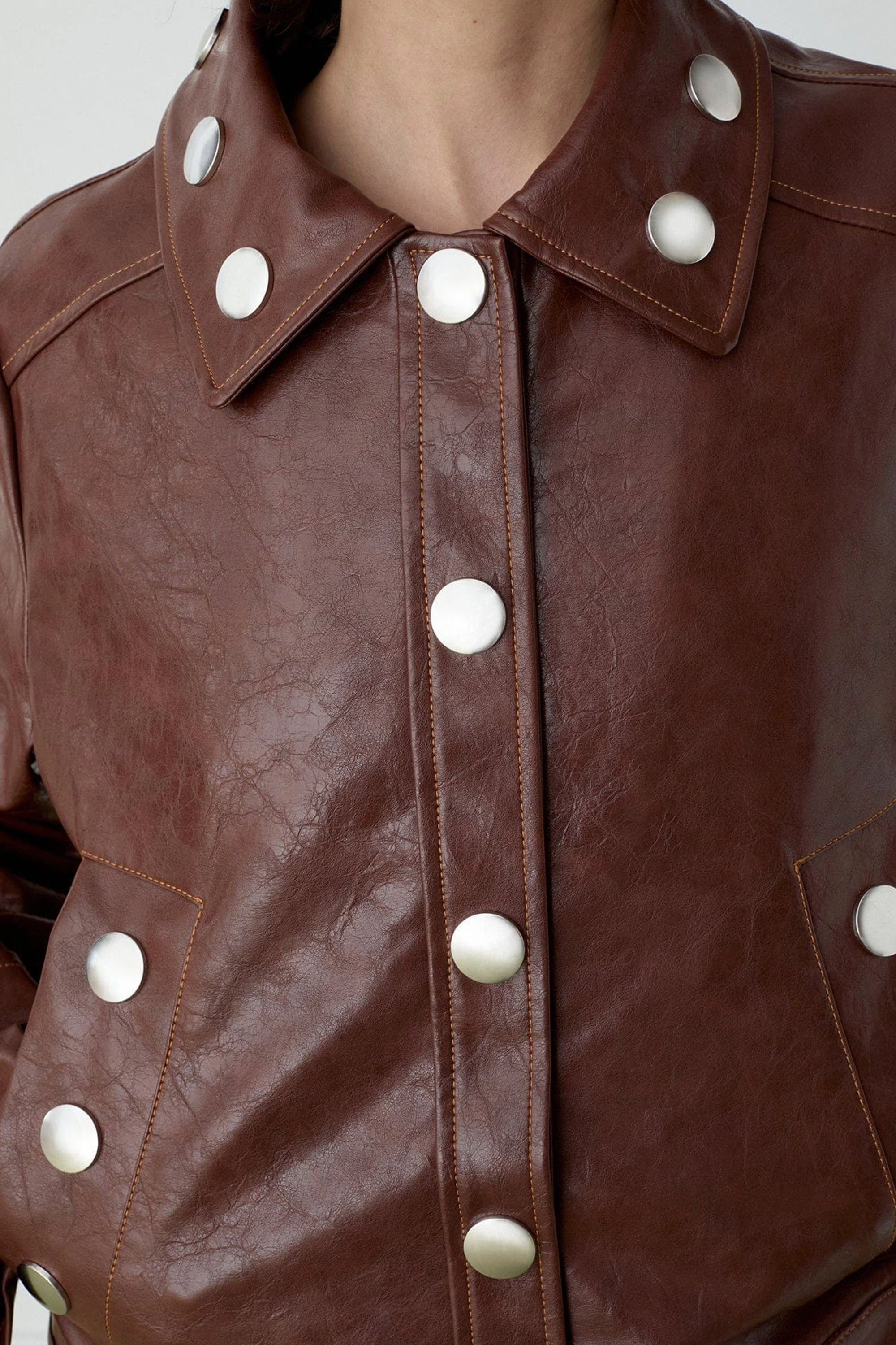 LAAGAM - SHIRLEY JACKET - BROWN - Image 4