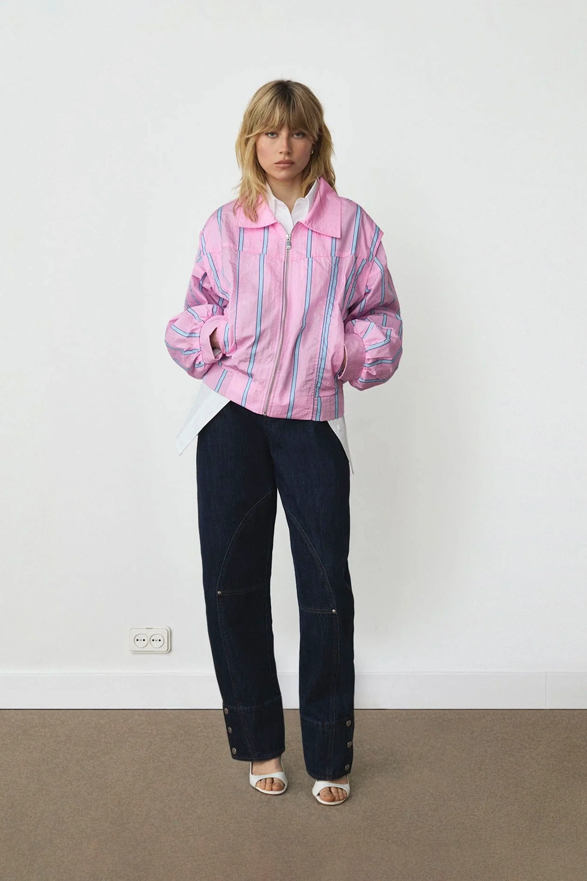 LAAGAM - WATSON STRIPED BOMBER - Image 4