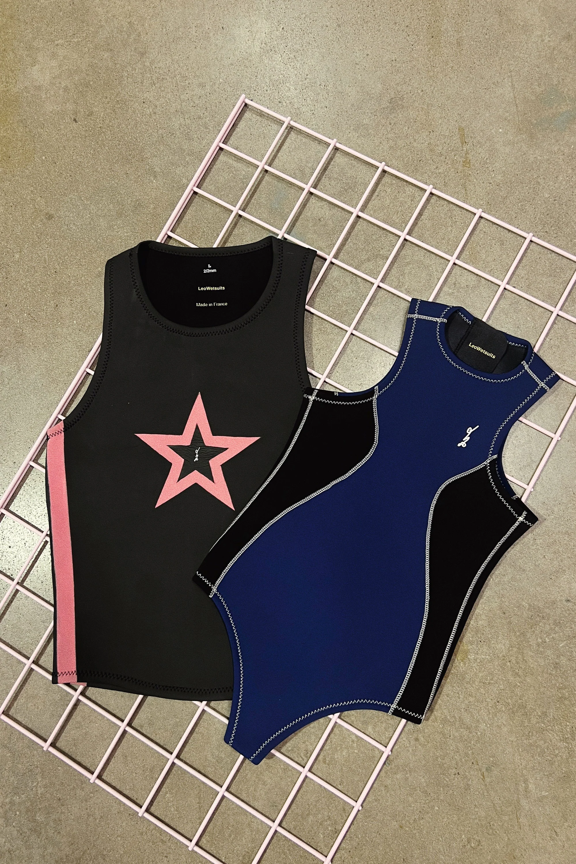LEO WETSUITS - TWO TONE SWIMSUIT - 2MM - SPRINGSUIT - BLACK/NAVY - WOMAN - Image 3