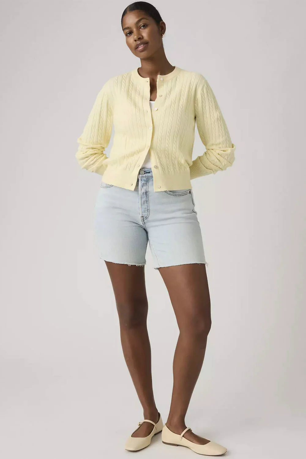 LEVIS - 501 MID THIGH SHORT - GIFTED BACK