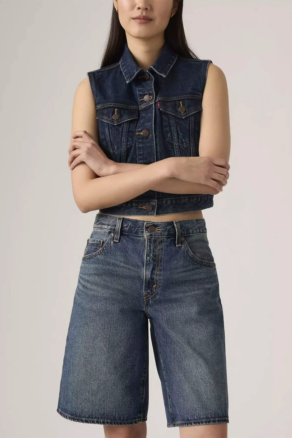 LEVIS - BAGGY DAD JORT - HINGED HEART - Image 3