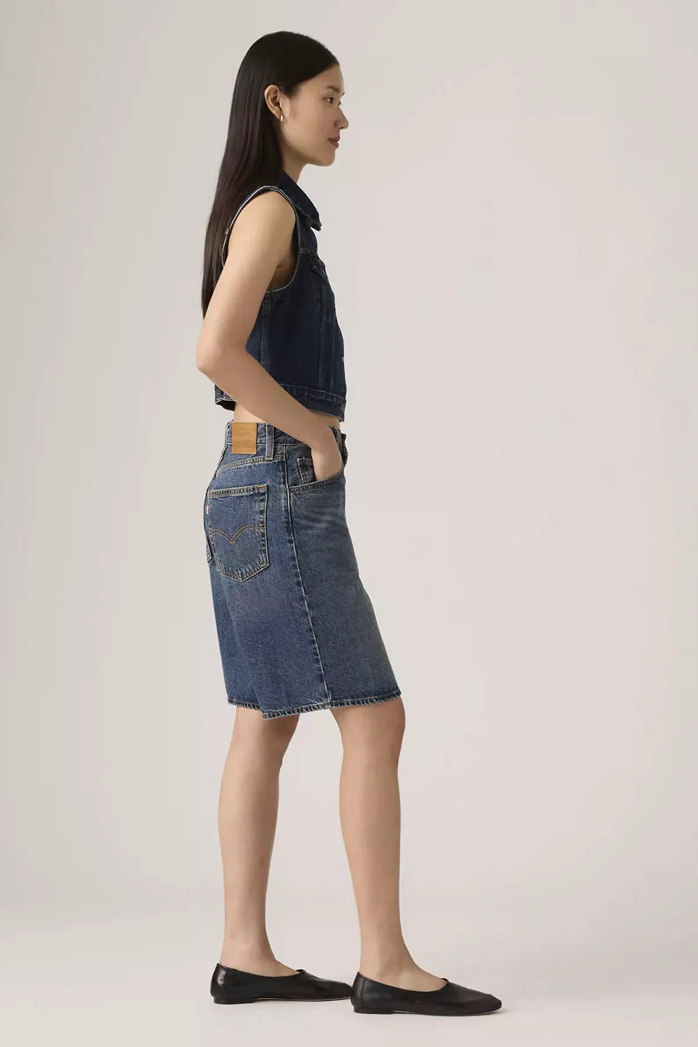 LEVIS - BAGGY DAD JORT - HINGED HEART - Image 4