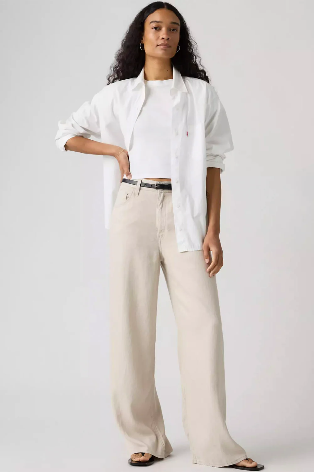LEVIS - CINCH WIDE LEG - CRYSTAL GRAY