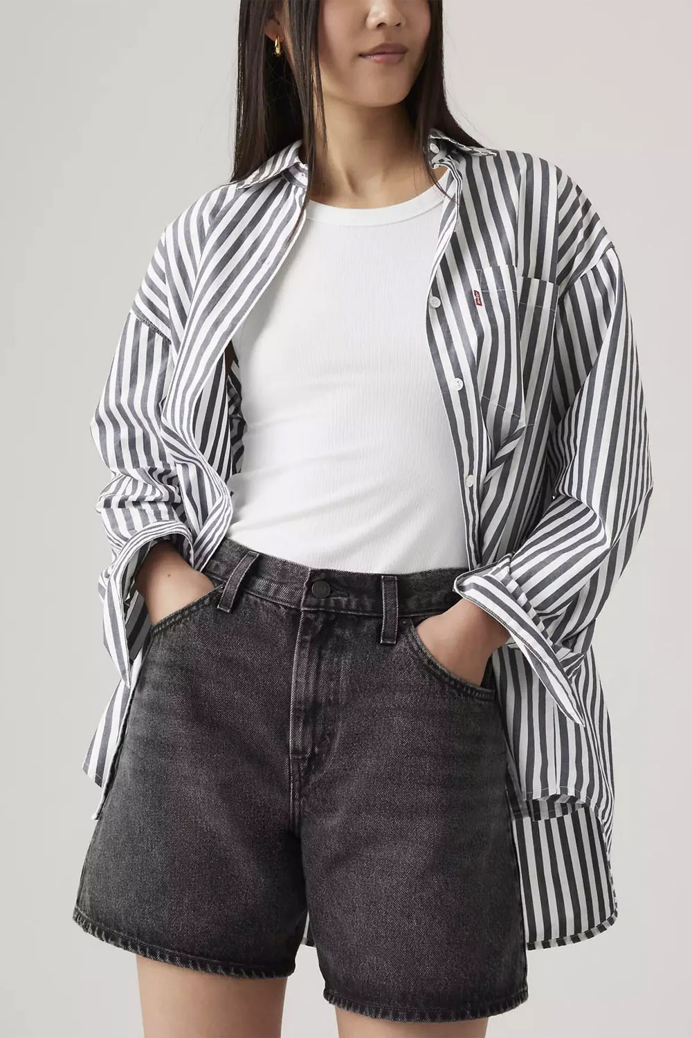 LEVIS - HIGH BAGGY SHORT - WHERES MY PHONE - Image 2