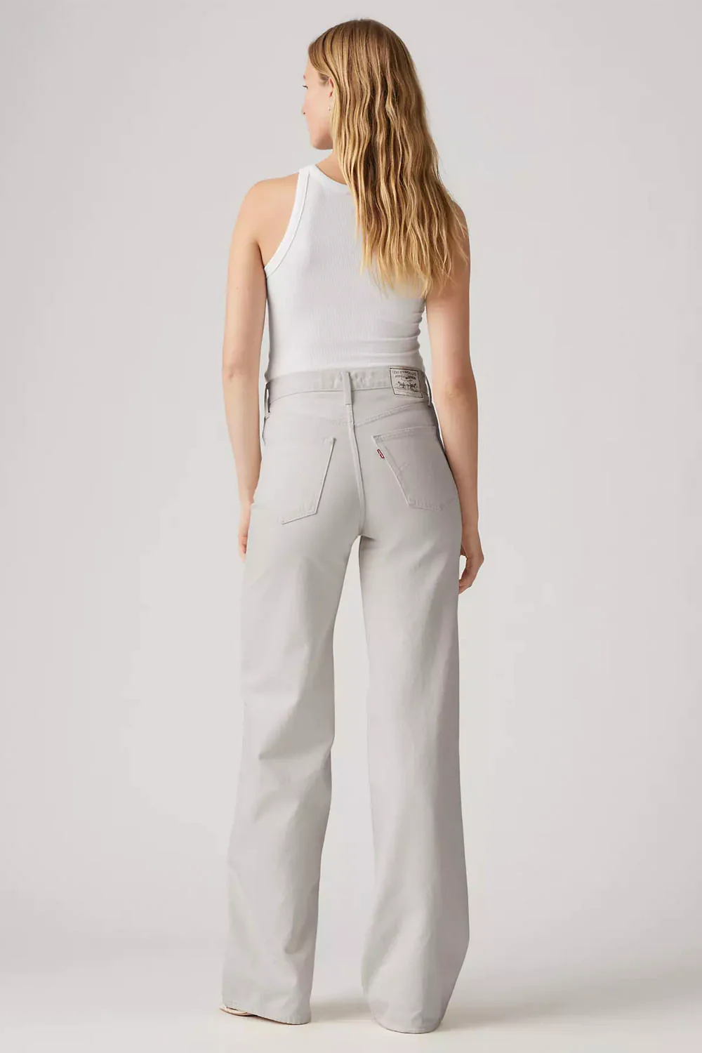 LEVIS - RIBCAGE WIDE LEG PANT - PEBBLED PATH - Image 4