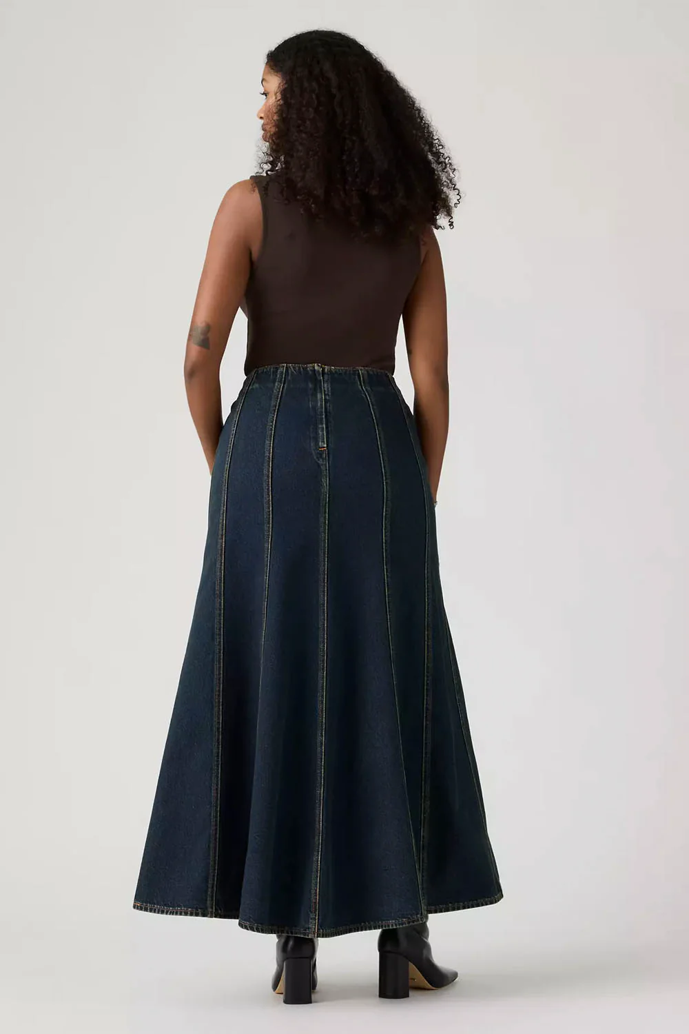 LEVIS - SEAMED FLARE SKIRT - Image 2